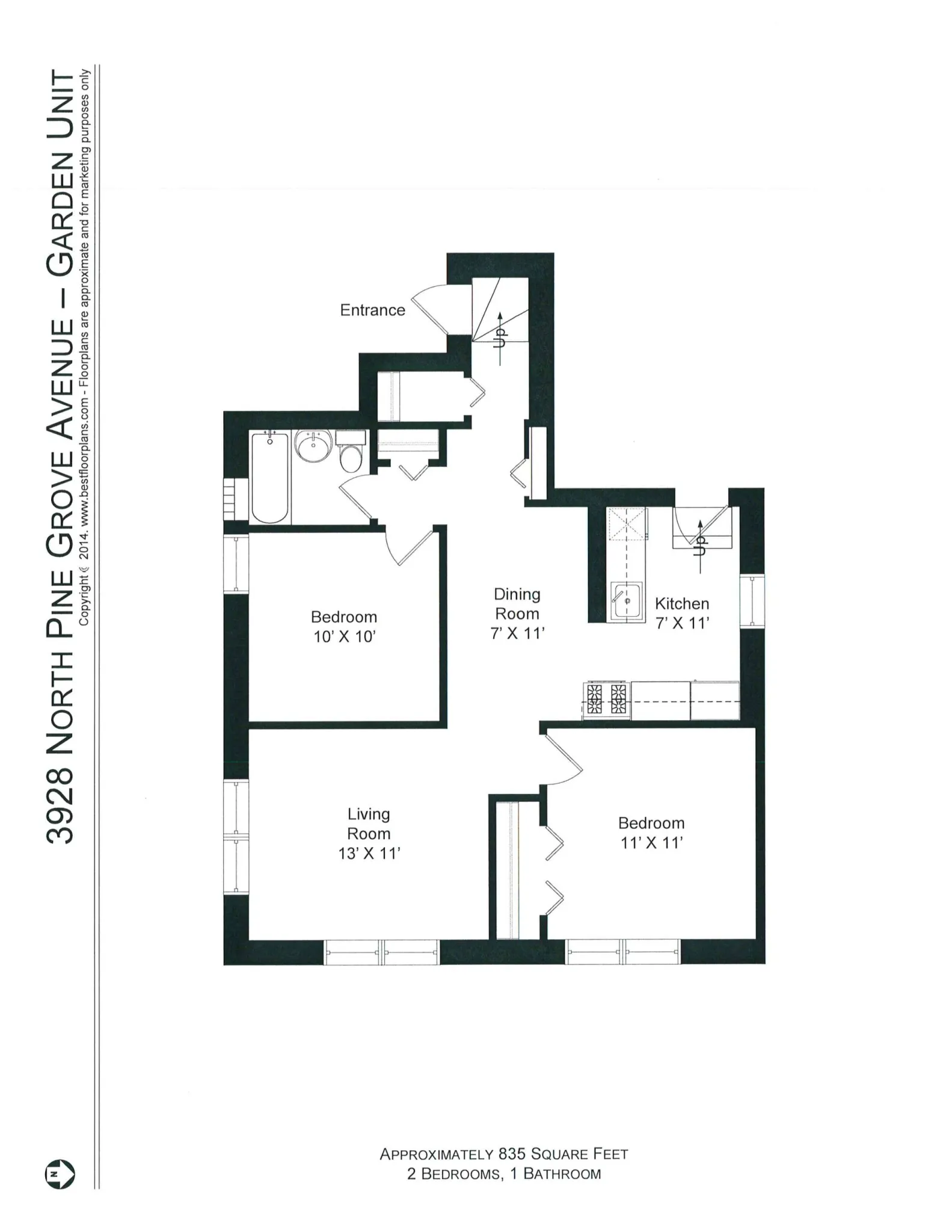 3912 N Pine Grove Ave, , 60613, USA 60613-unit#3928-G-Chicago-IL