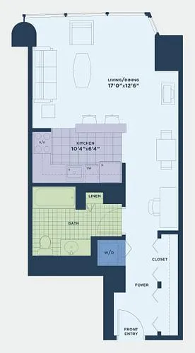 345 E Ohio St, ,  60611, USA 60611-unit#STUDIO-Chicago-IL