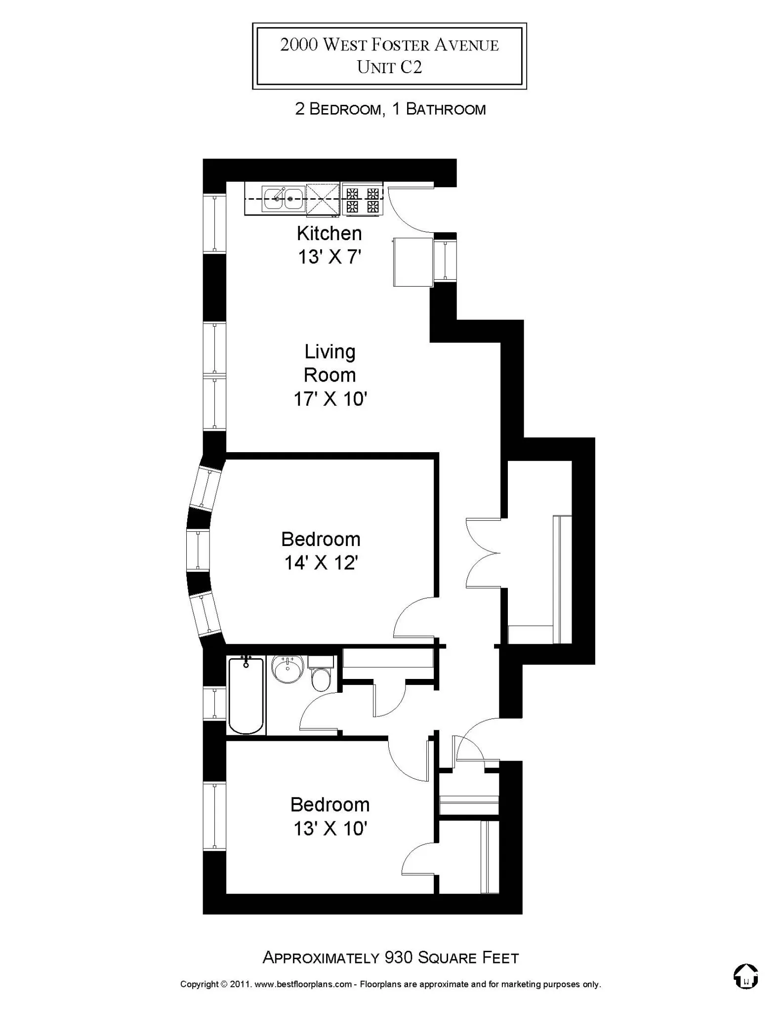2000 W Foster Ave, ,  60625, USA 60640-unit#2000-2C-Chicago-IL