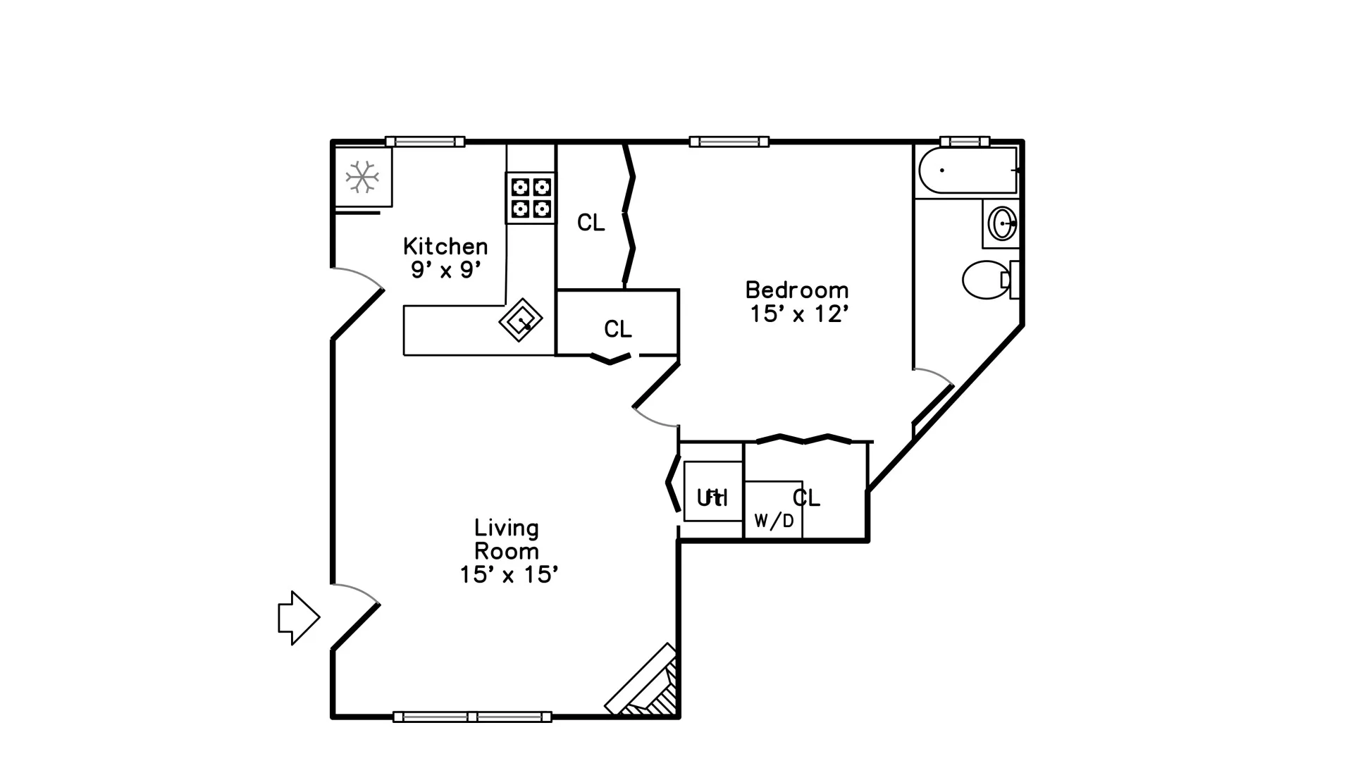 2111 W Caton St, ,  60647, USA 60647-unit#2S-Chicago-IL