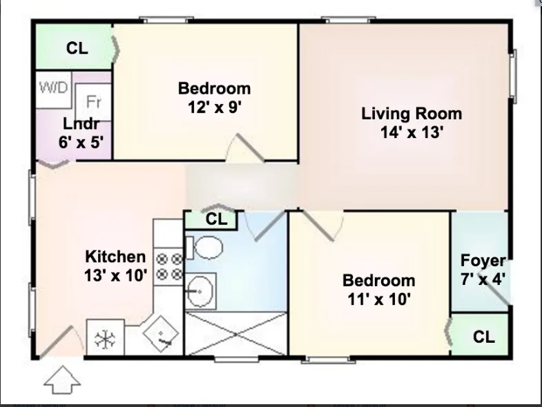 1625 N Claremont Ave, ,  60647, USA 60647-unit#2R-Chicago-IL