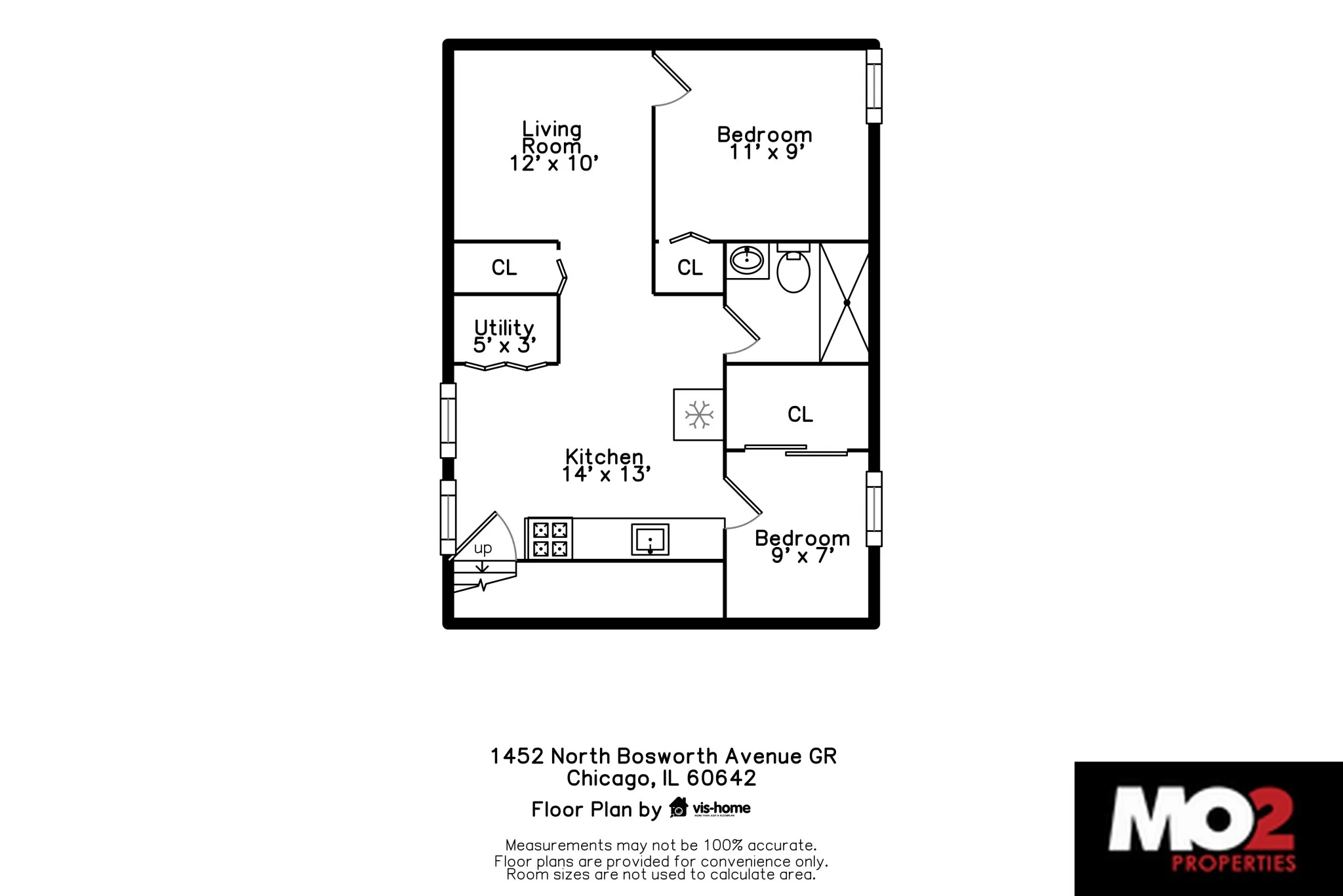 1452 N Bosworth Ave, , 60642, USA 60642-unit#GR-Chicago-IL