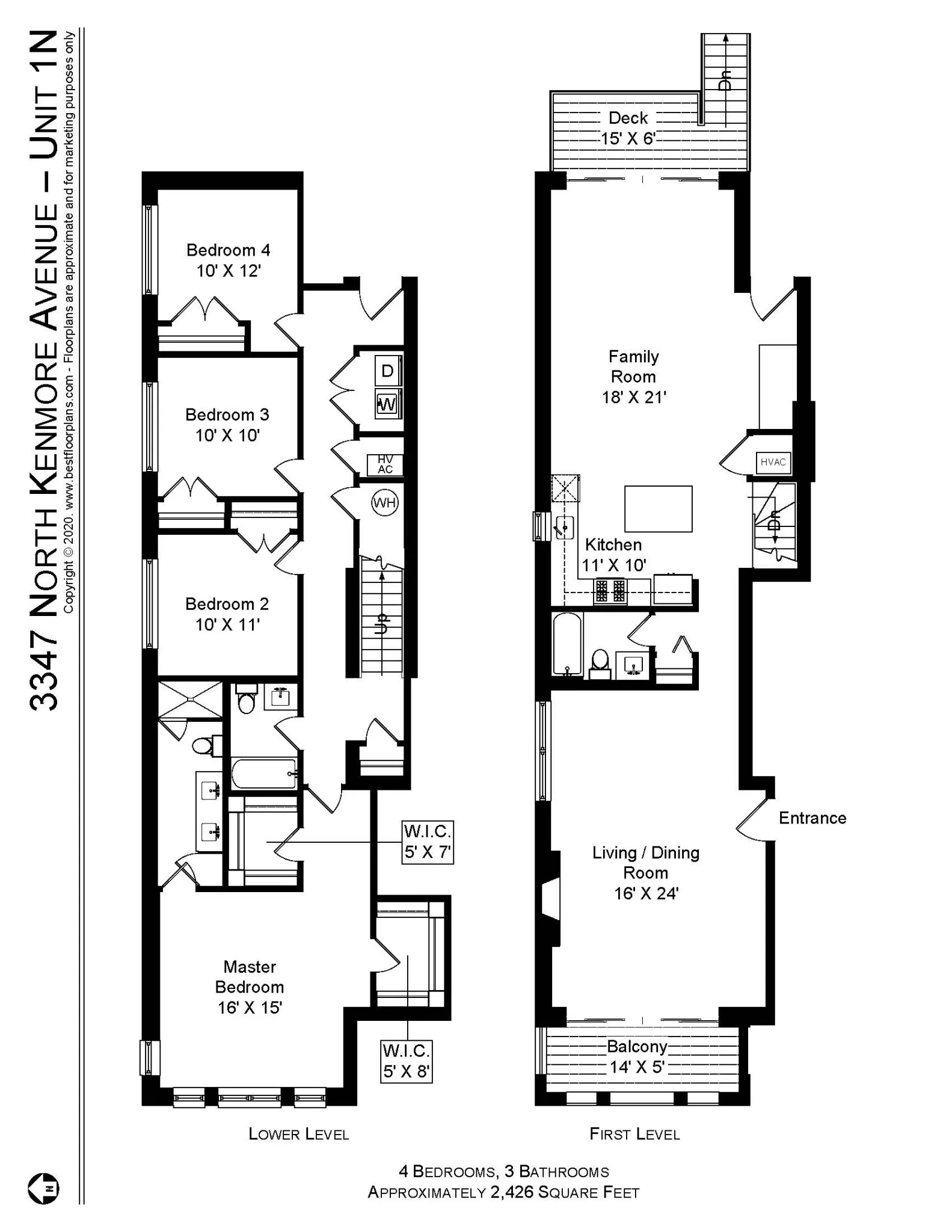 3347 N Kenmore Ave, ,  60657, USA 60657-unit#3347-1N-Chicago-IL