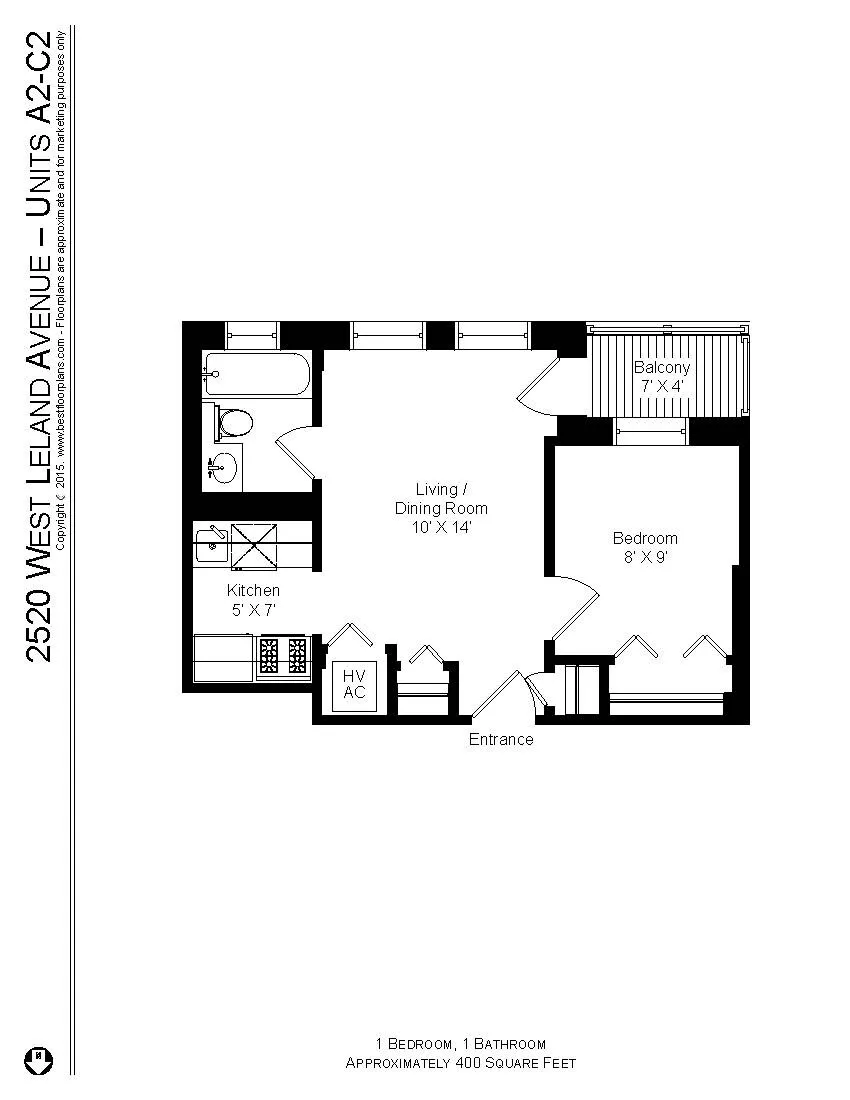 2520 W Leland Ave, ,  60625, USA 60625-unit#2520-B2-Chicago-IL