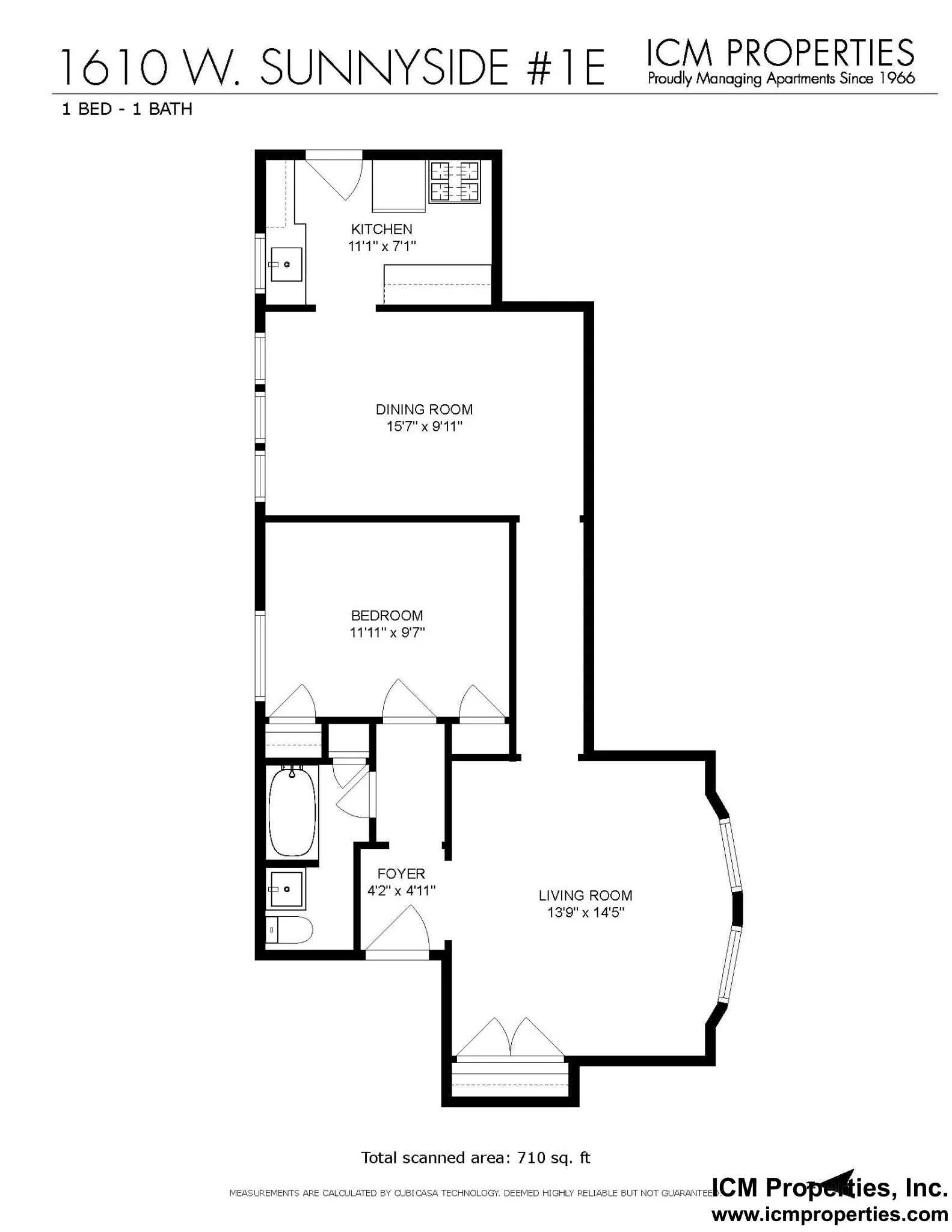 4500 N Ashland Ave, , 60640, USA 60640-unit#1610-1E-Chicago-IL