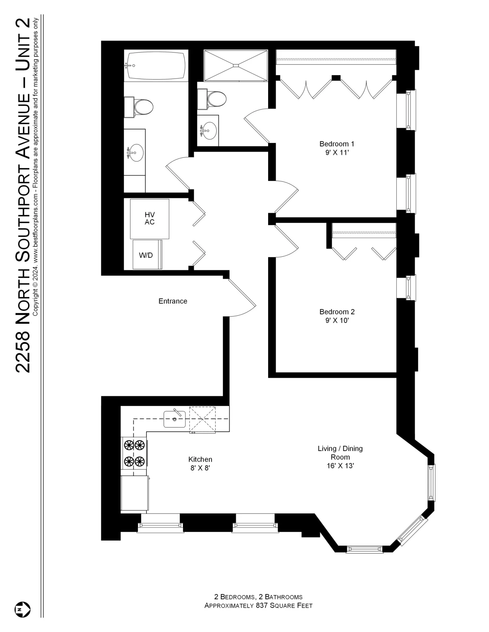 1405 W Belden Ave, ,  60614, USA 60614-unit#2258-2-Chicago-IL