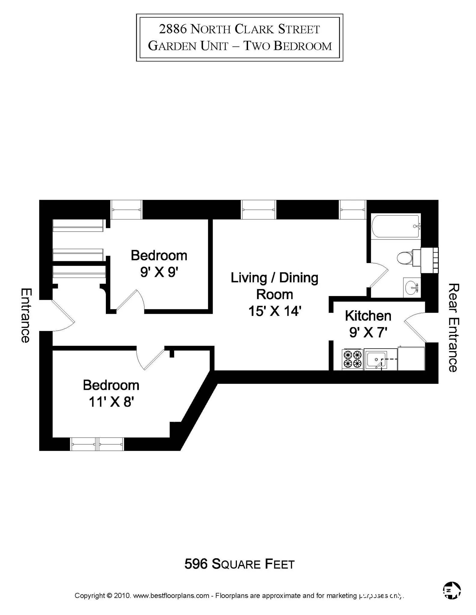 2876 N Clark St, ,  60657, USA 60657-unit#2886-G-Chicago-IL