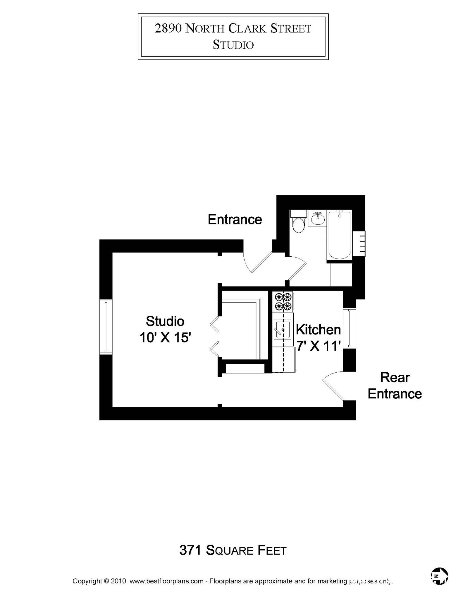 2876 N Clark St, , 60657, USA 60657-unit#2890-3-Chicago-IL