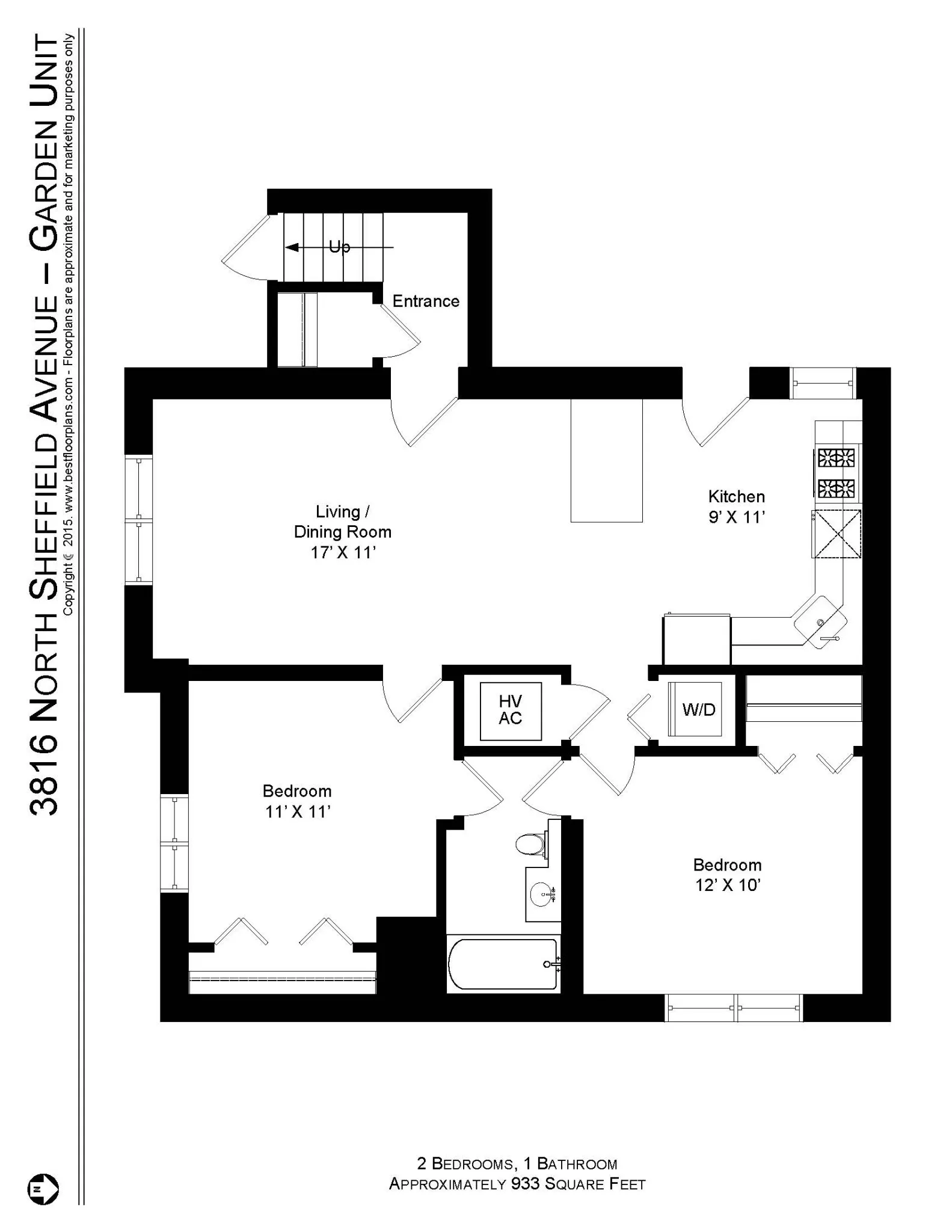 3808 N Sheffield Ave, , 60613, USA 60613-unit#3816S-G-Chicago-IL
