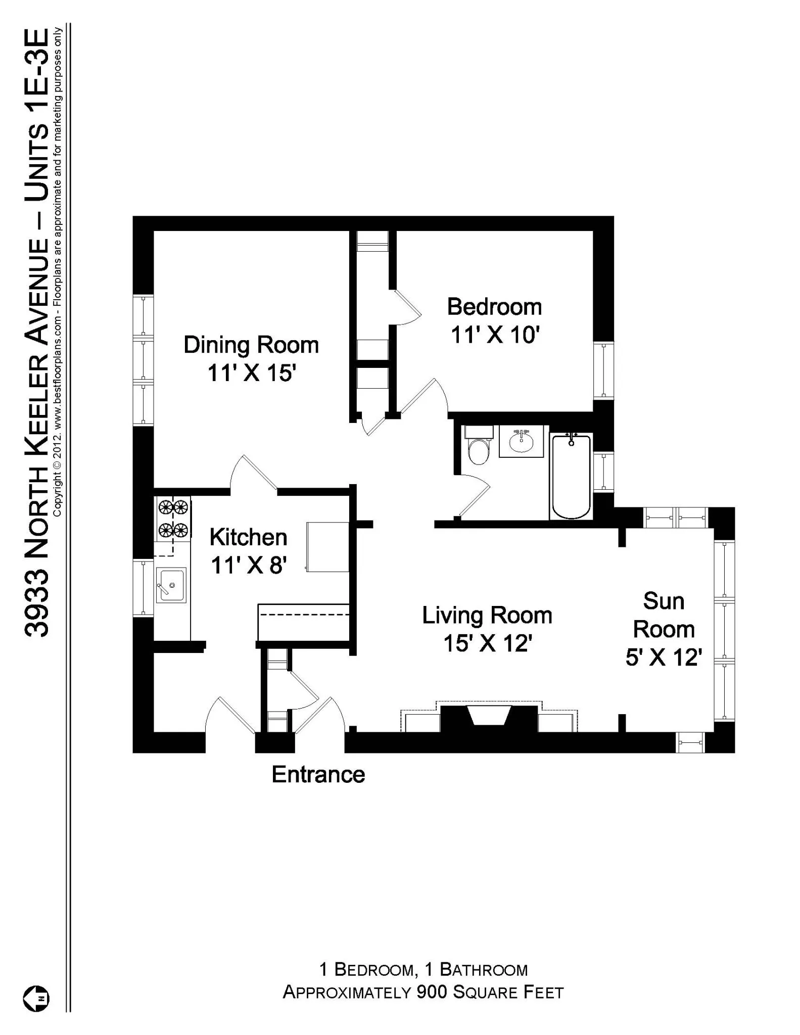 3925 N Keeler Ave, ,  60641, USA 60641-unit#3933-2E-Chicago-IL