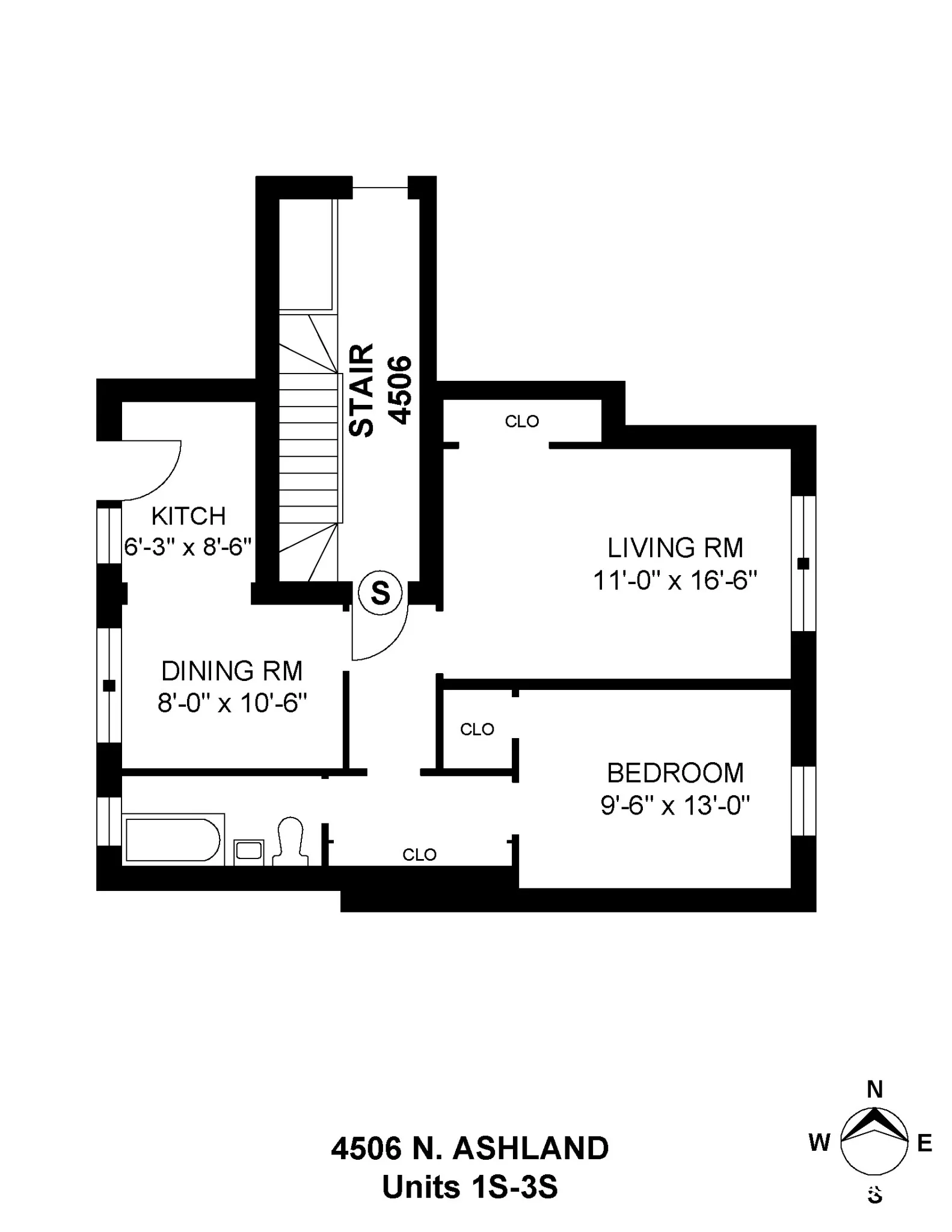 4500 N Ashland Ave, , 60640, USA 60640-unit#4506-1S-Chicago-IL
