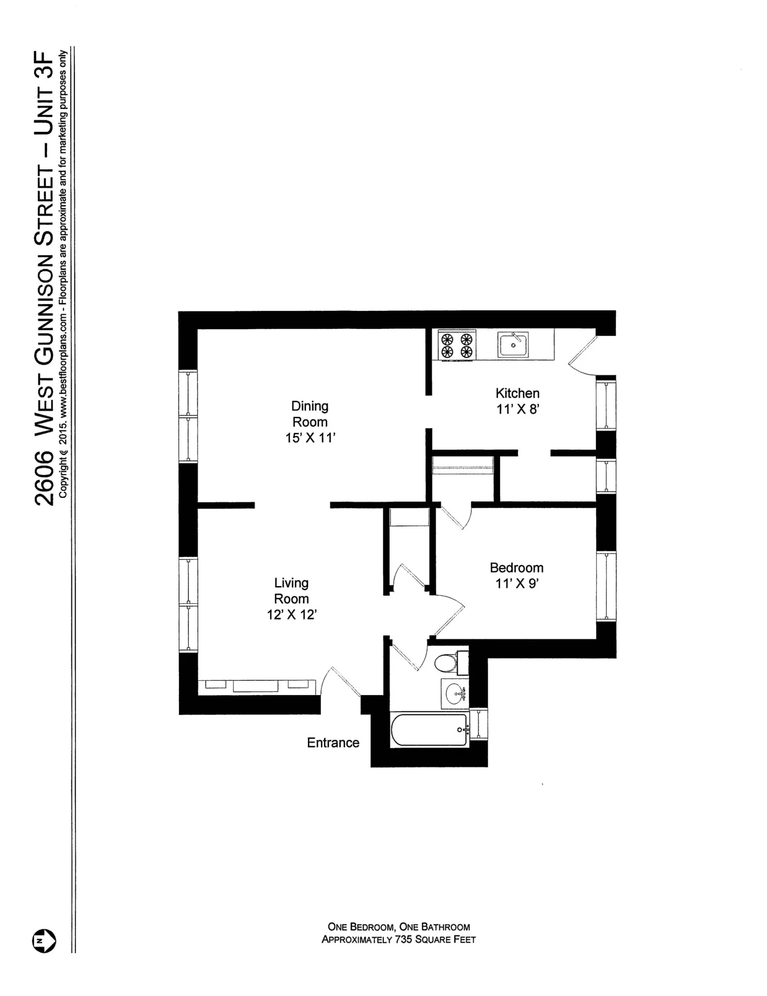 4844 N Rockwell St, , 60625, USA 60625-unit#2606G-3-Chicago-IL