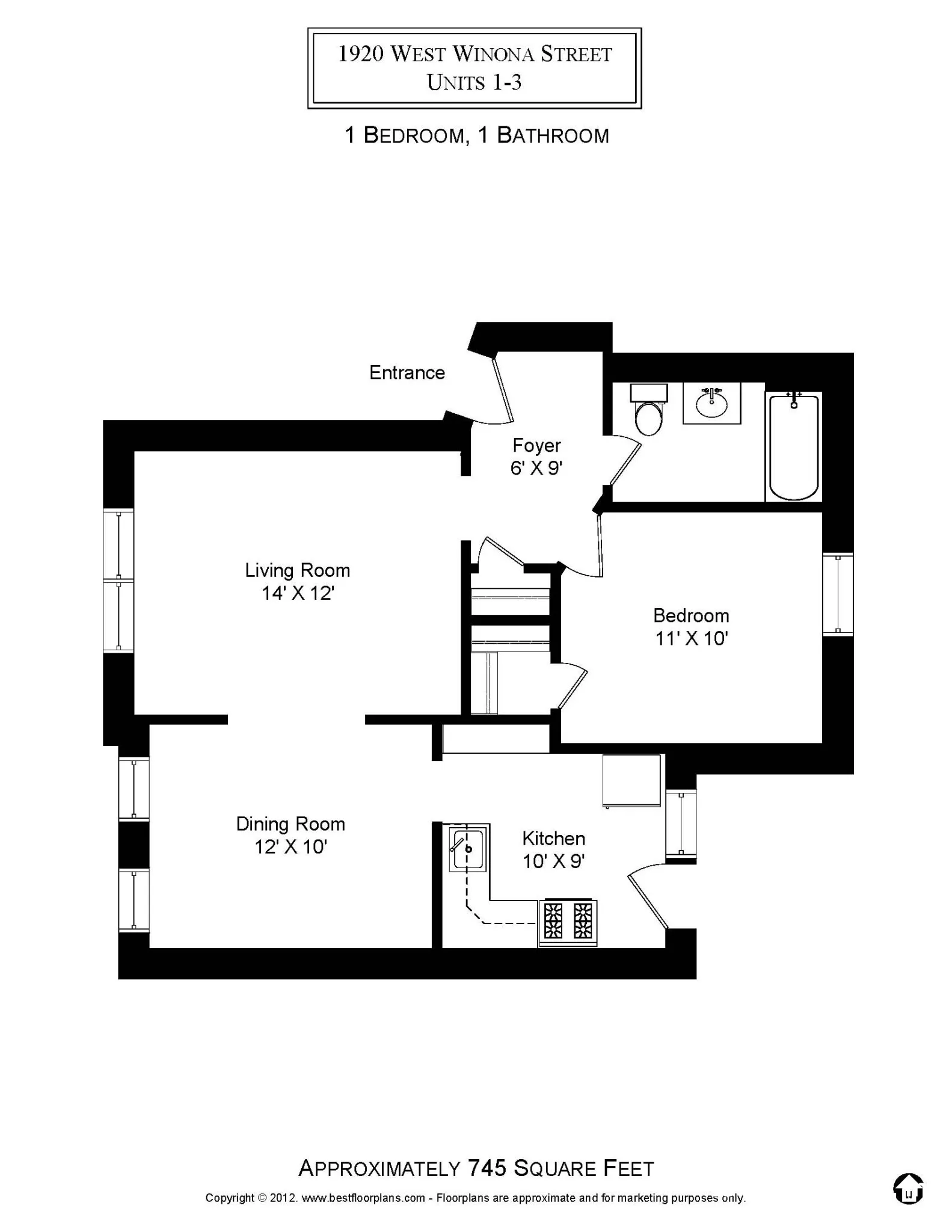 1916 W Winona St, , 60640, USA 60640-unit#1920-1-Chicago-IL