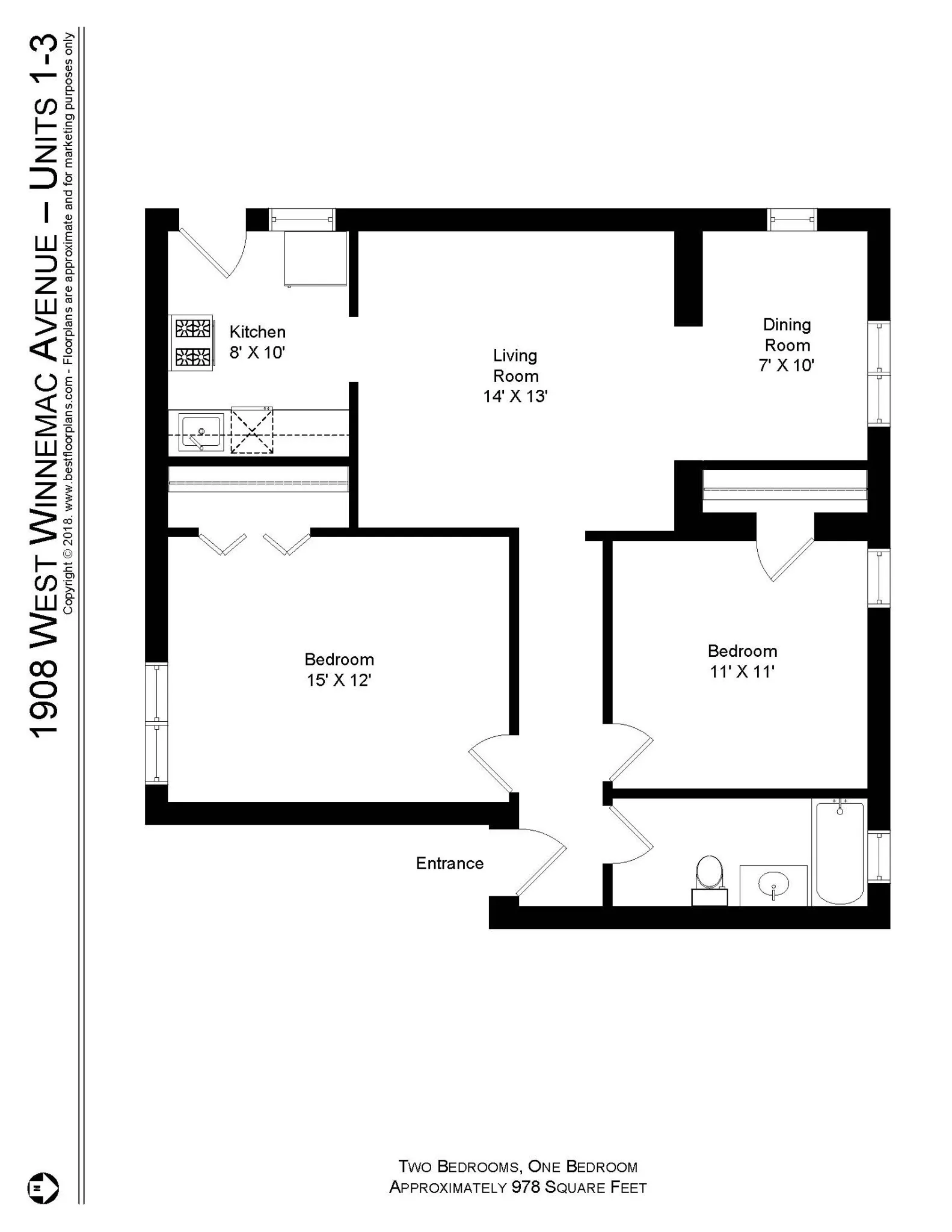 5032 N Wolcott Ave, , 60640, USA 60640-unit#1908-2-Chicago-IL