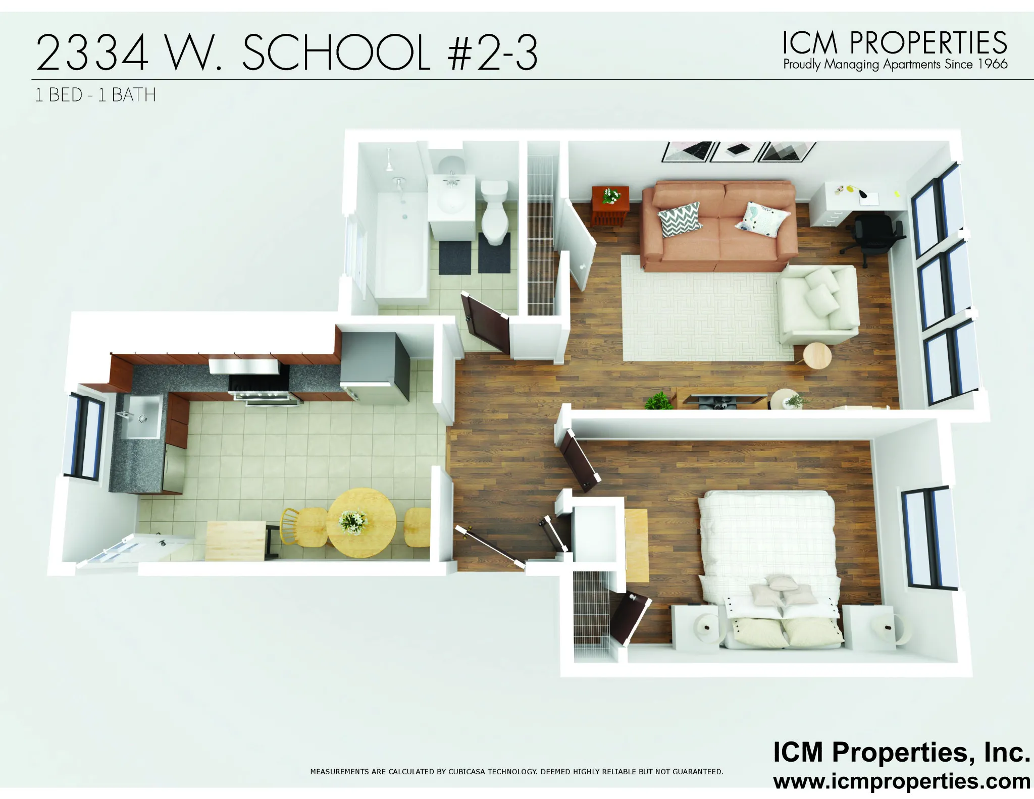 3300 N Claremont Ave, , 60618, USA 60618-unit#2334S-3-Chicago-IL