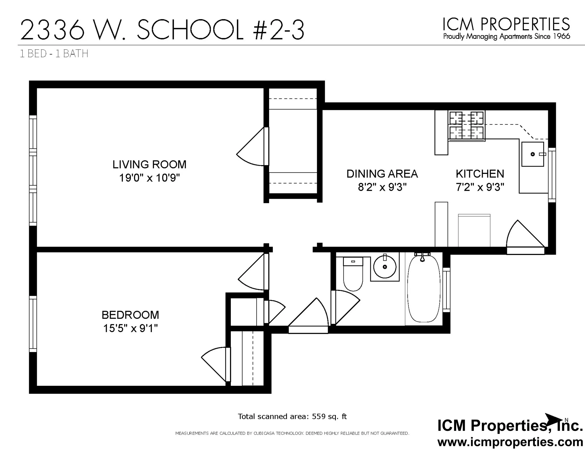 3300 N Claremont Ave, ,  60618, USA 60618-unit#2336S-3-Chicago-IL