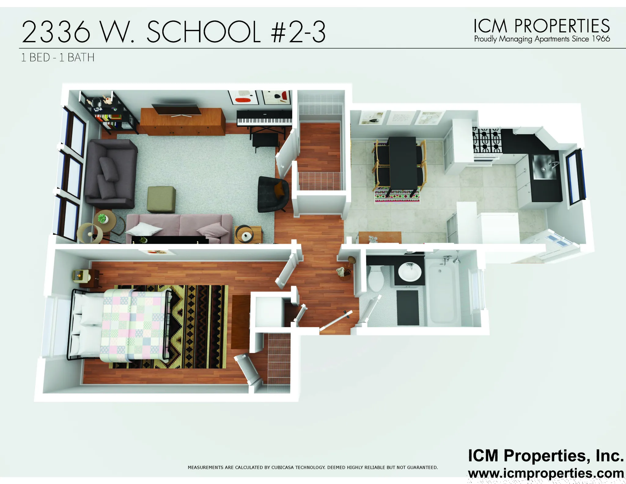 3300 N Claremont Ave, ,  60618, USA 60618-unit#2336S-3-Chicago-IL