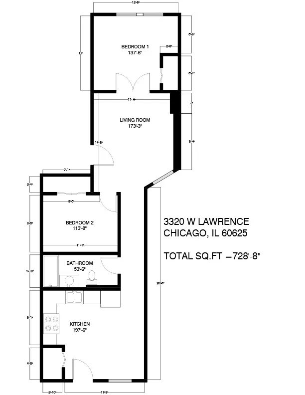 3320 W Lawrence Ave, , 60625, USA 60625-unit#2-Chicago-IL