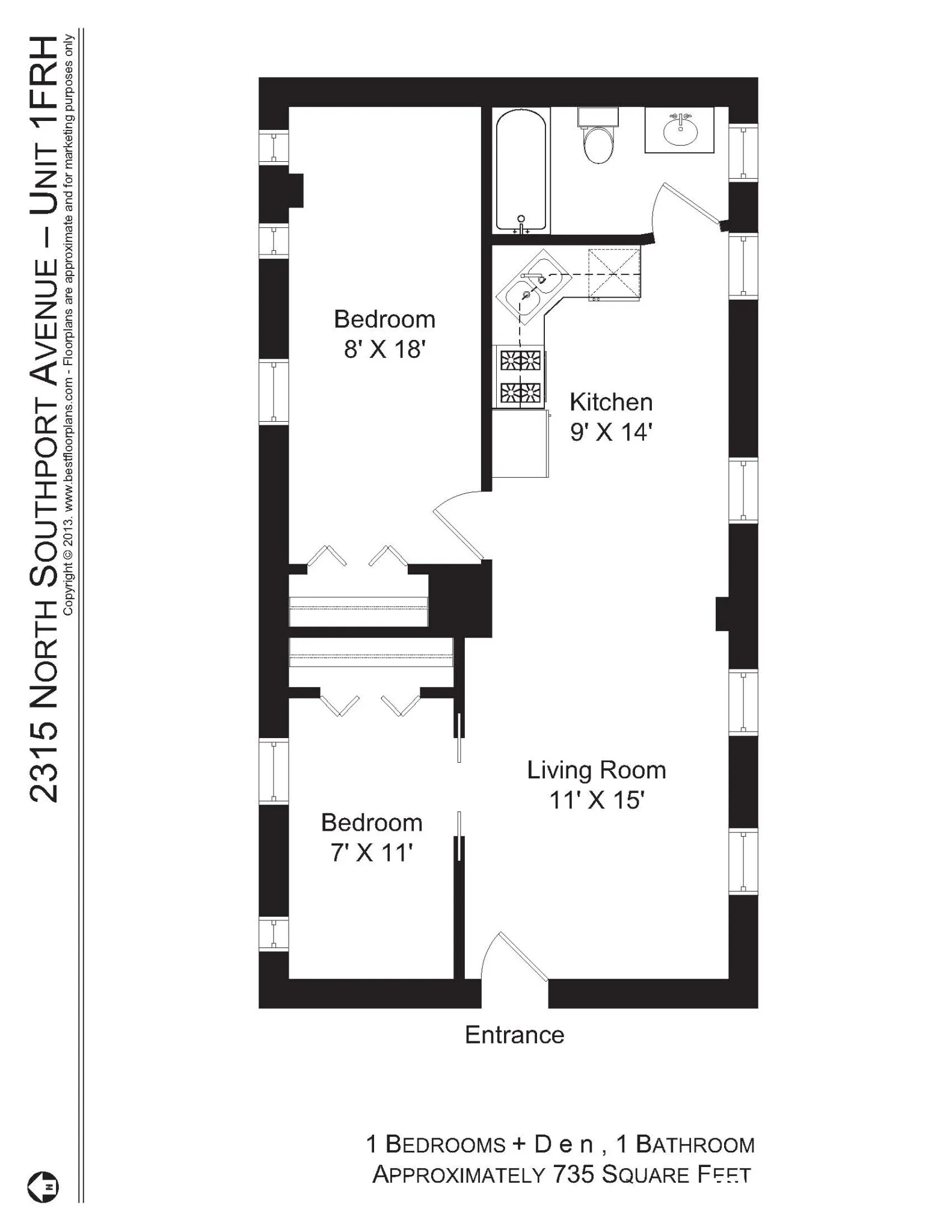 2315 N Southport Ave, ,  60614, USA 60614-unit#2315-CH1-Chicago-IL