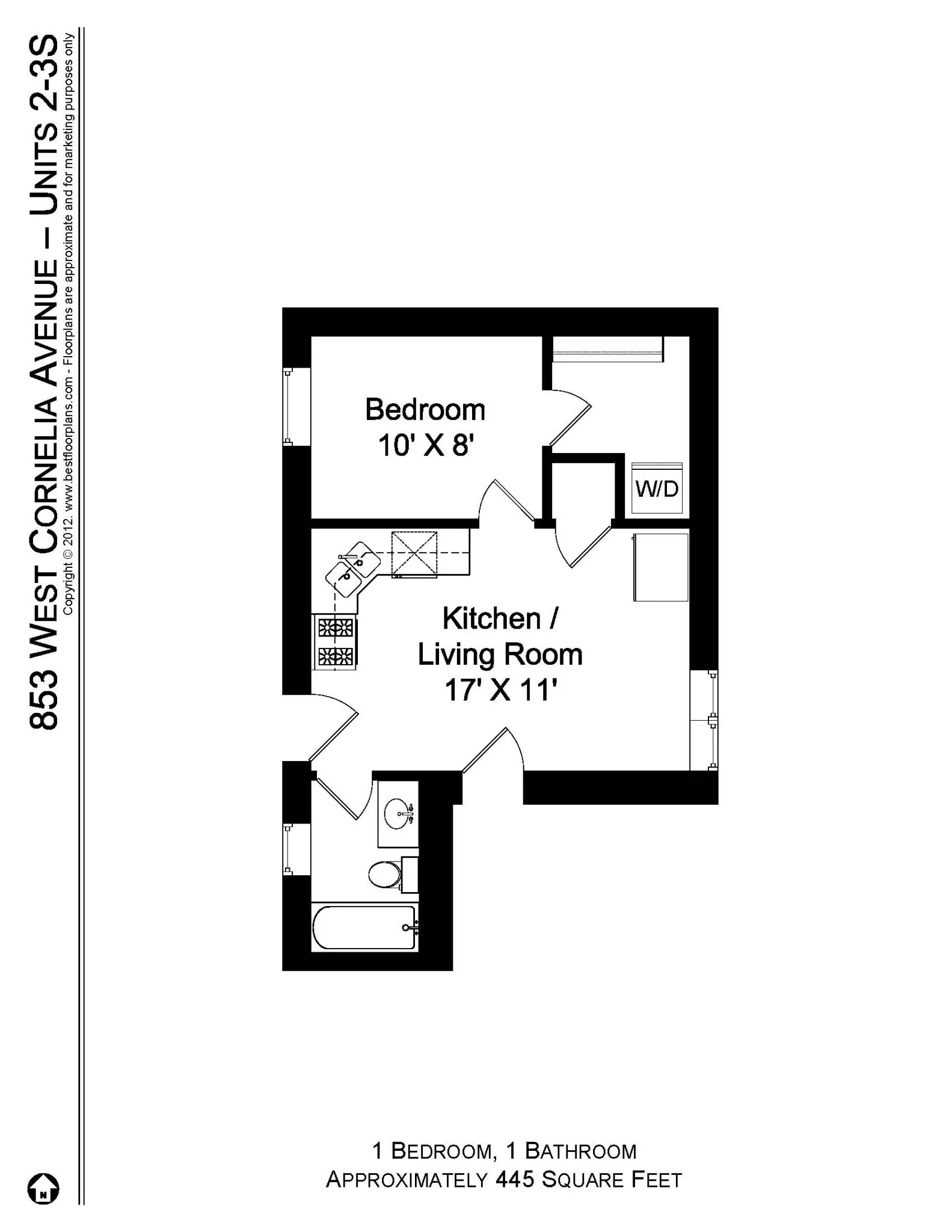 851 W Cornelia Ave, ,  60657, USA 60657-unit#853-2S-Chicago-IL