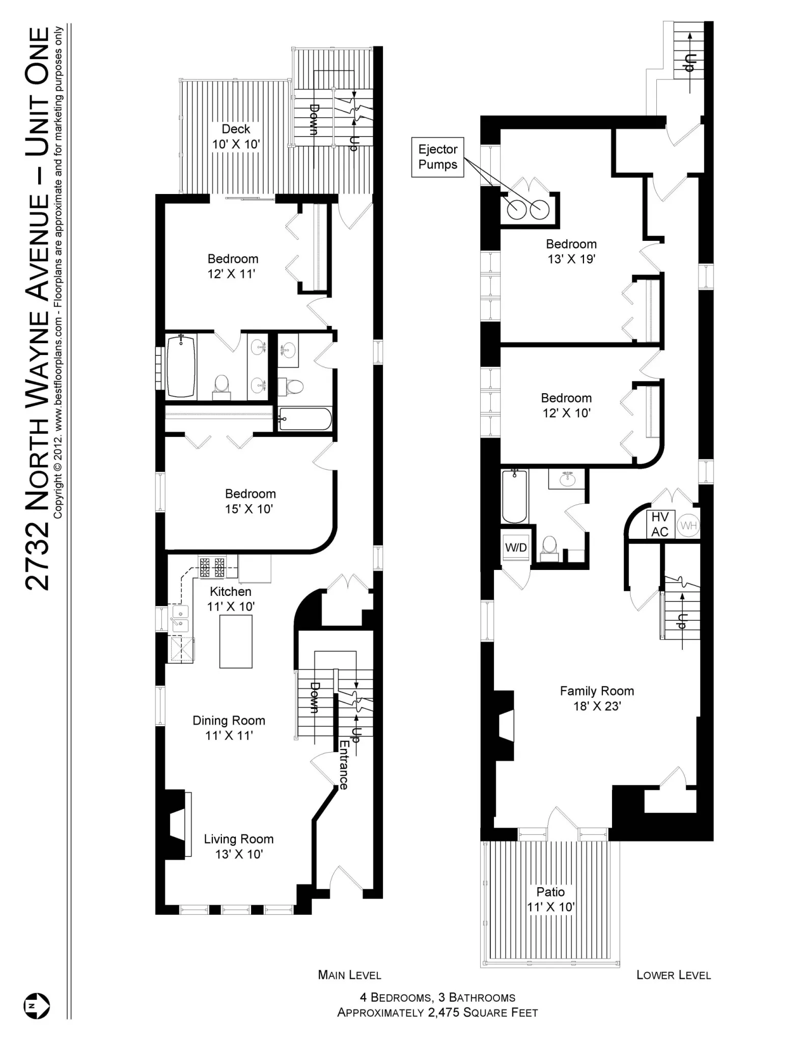 2732 N Wayne Ave, ,  60614, USA 60614-unit#2732-1-Chicago-IL