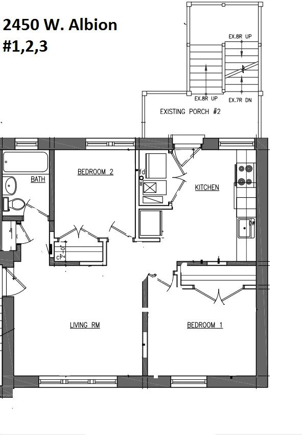 2450 W Albion Ave, , 60645, USA 60645-unit#2E-Chicago-IL