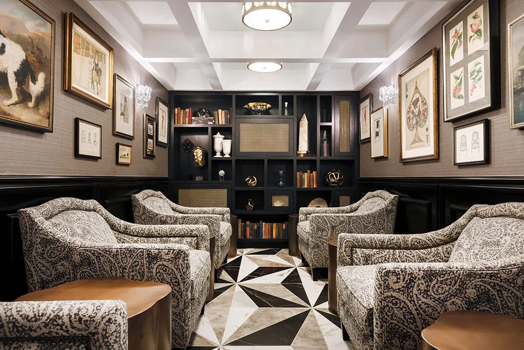 Astor House Apartments Coffee Library