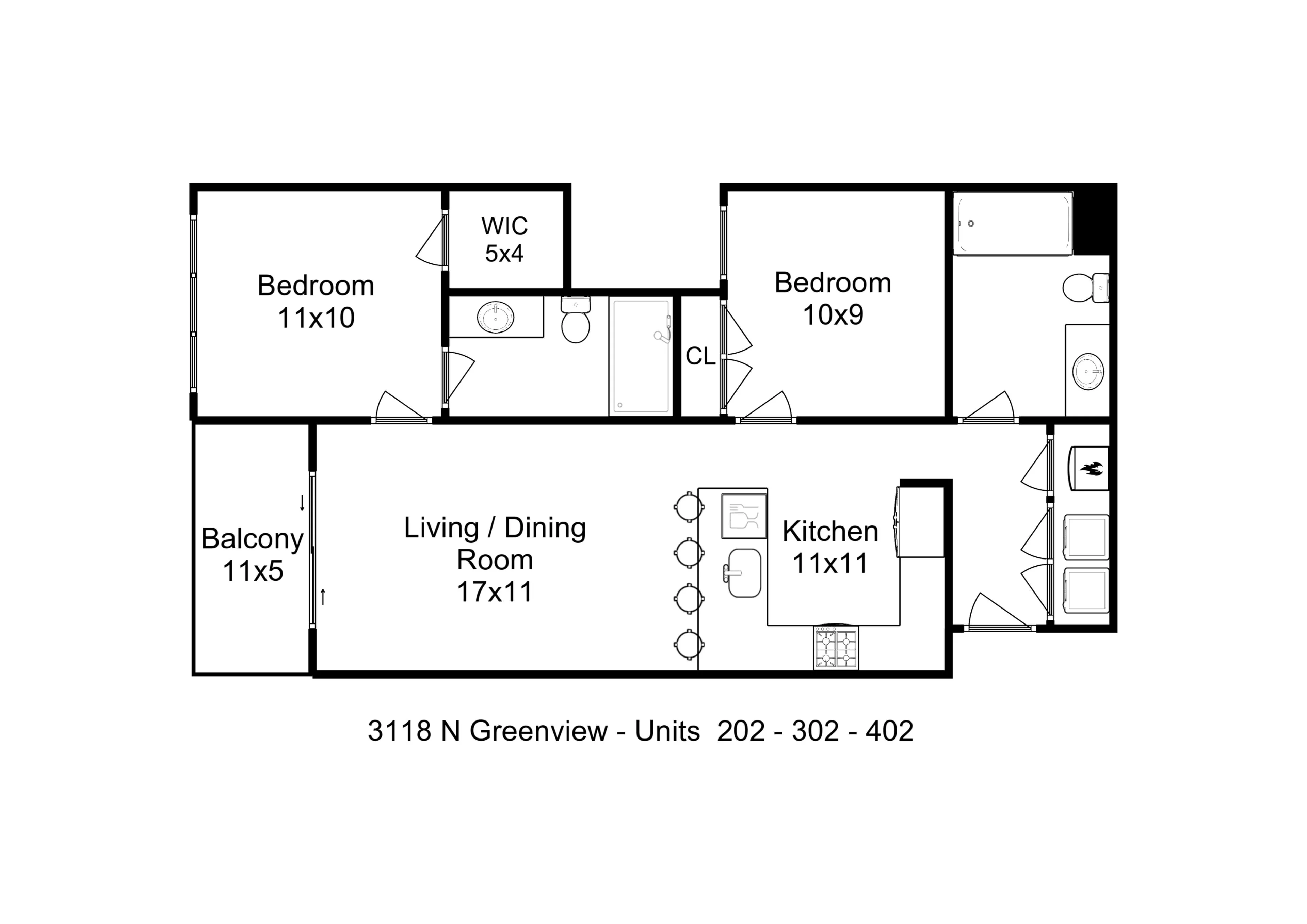 3118 N Greenview Apartments