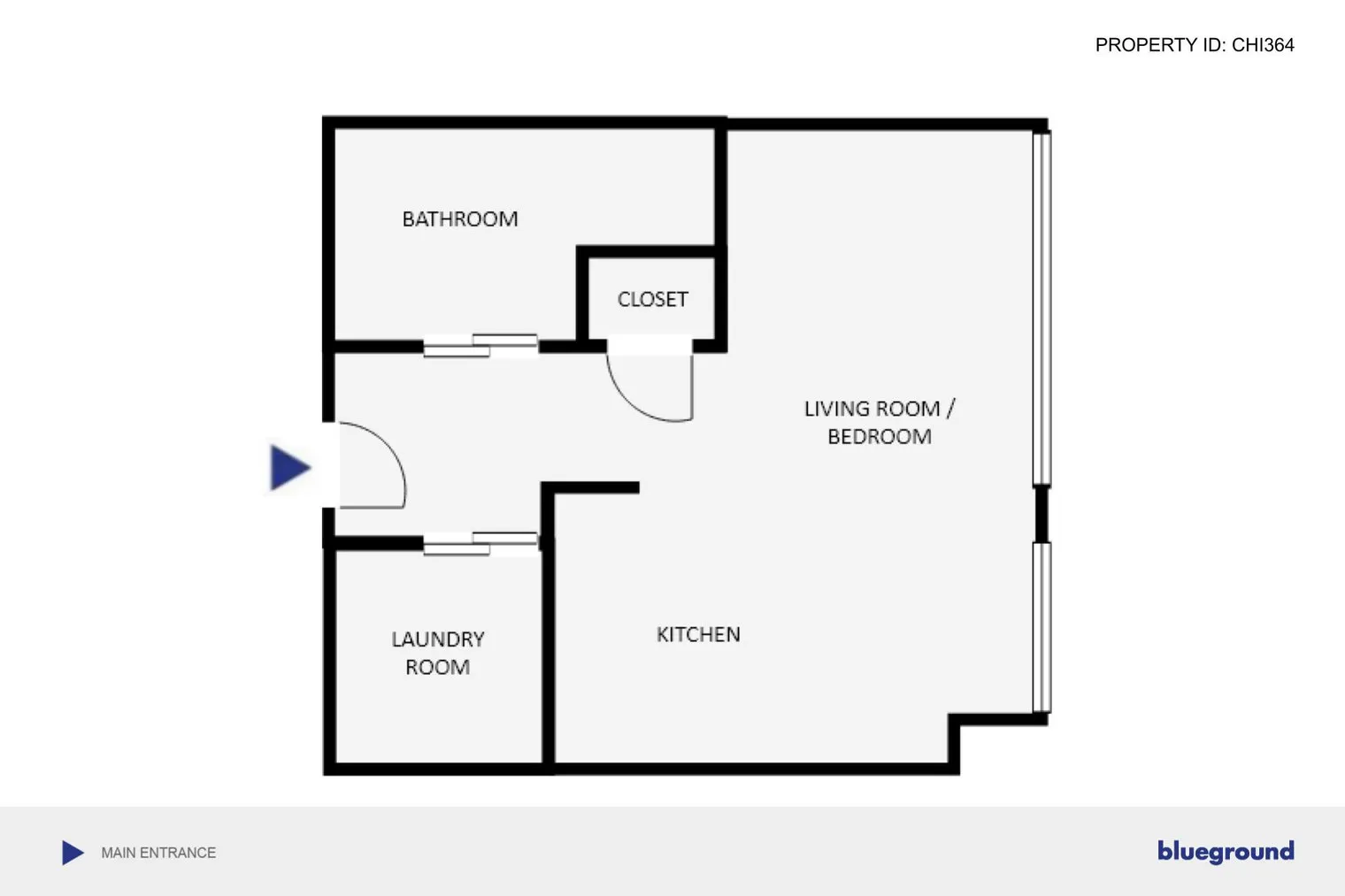 Blueground at Bush Temple Tower Apartments