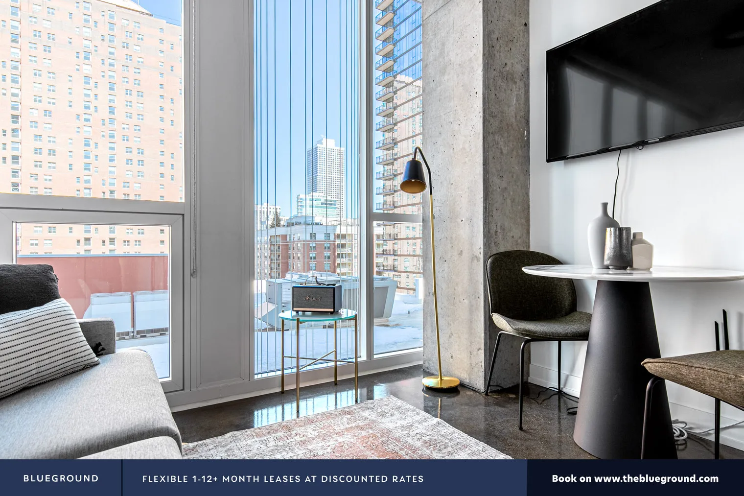 Blueground at Bush Temple Tower Apartments