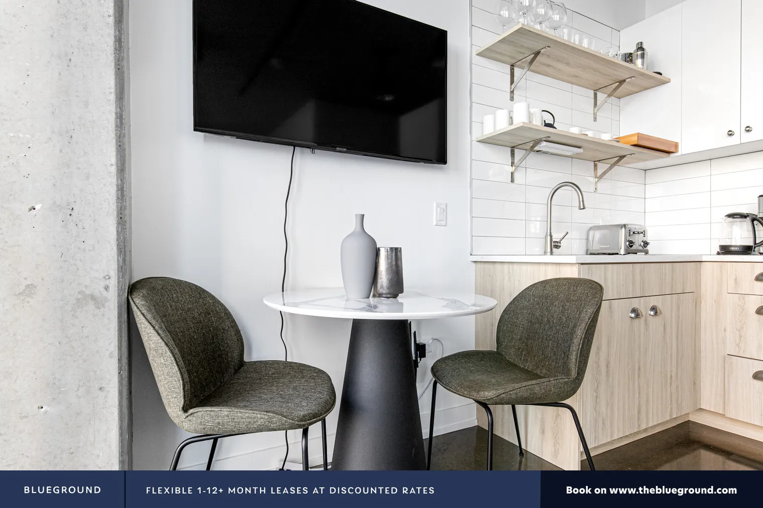 Blueground at Bush Temple Tower Apartments