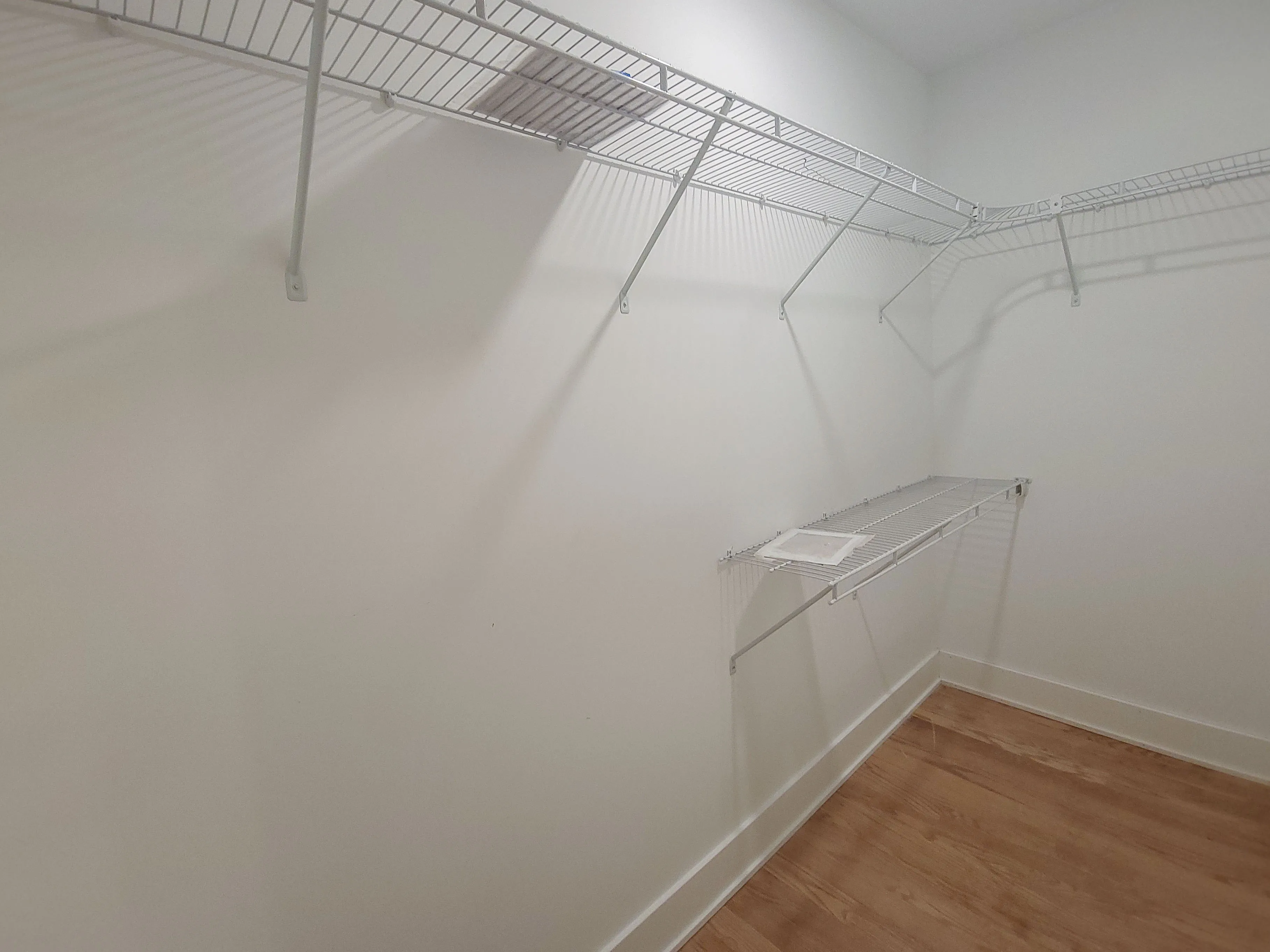 walk in closet at 2020 West Montrose Apartments in Ravenswood, Chicago