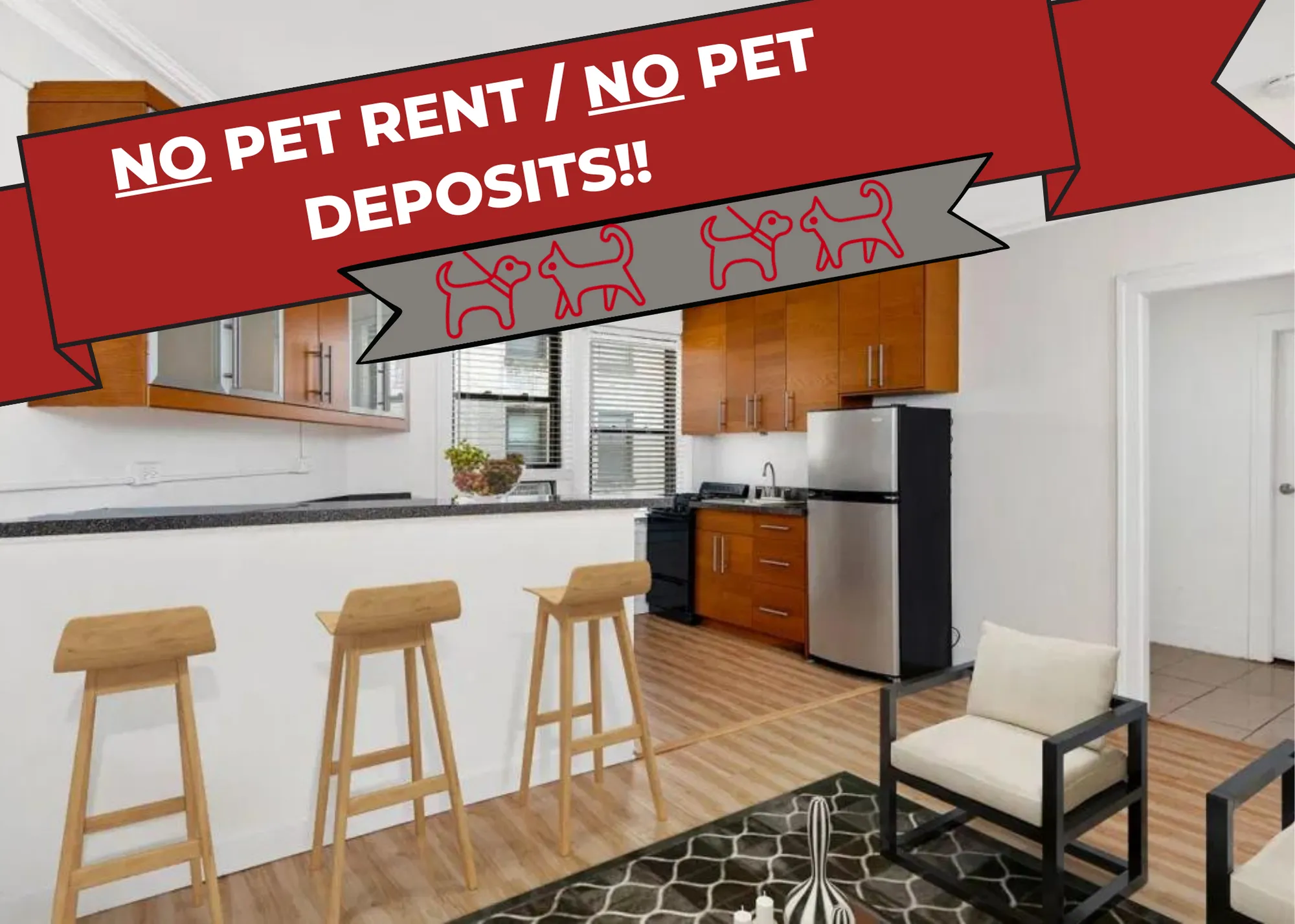 2756 N Pine Grove, One Bedroom, Kitchen