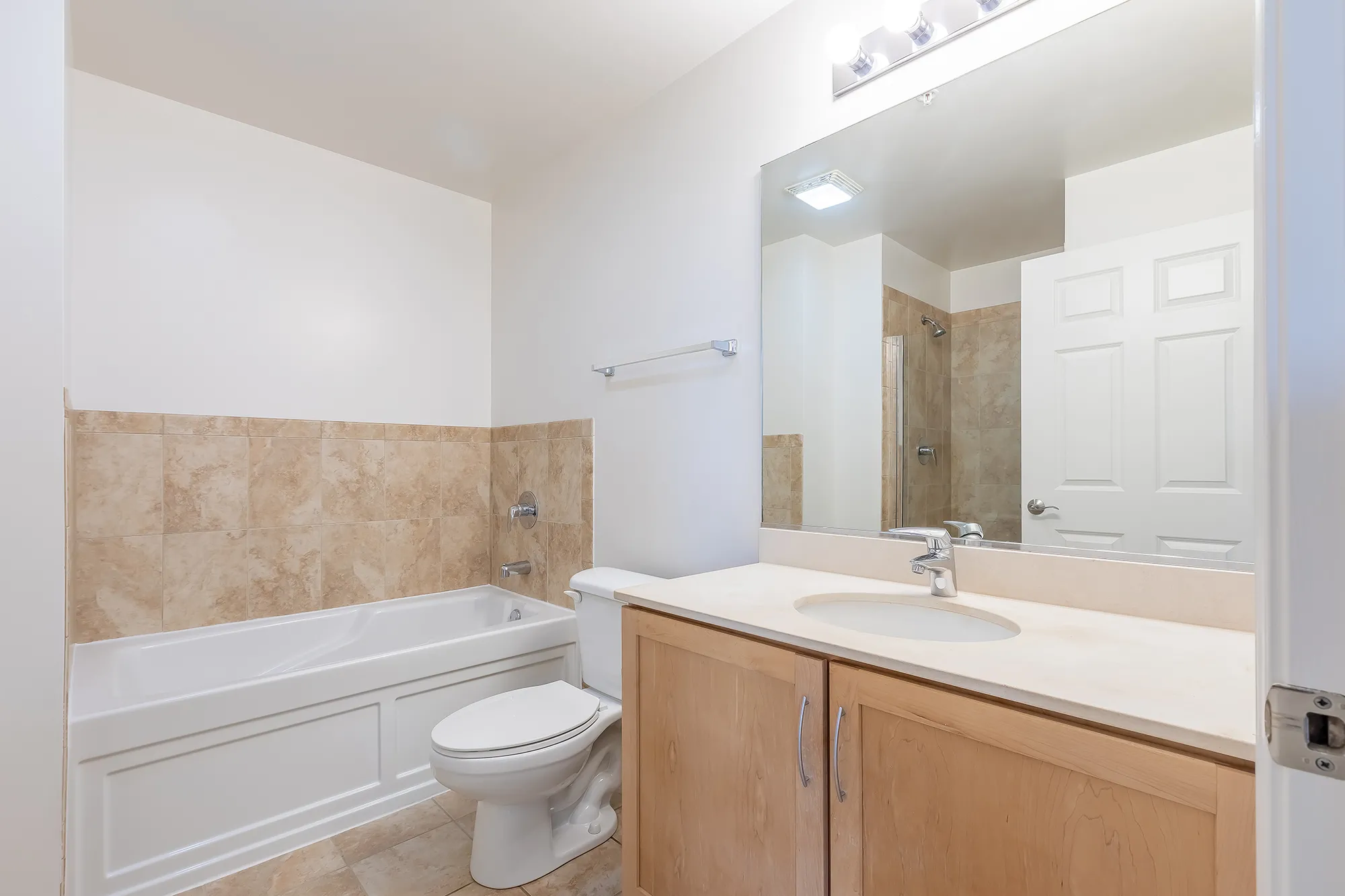 Spacious Bathroom at Astoria Tower Chicago Apartments in the South Loop