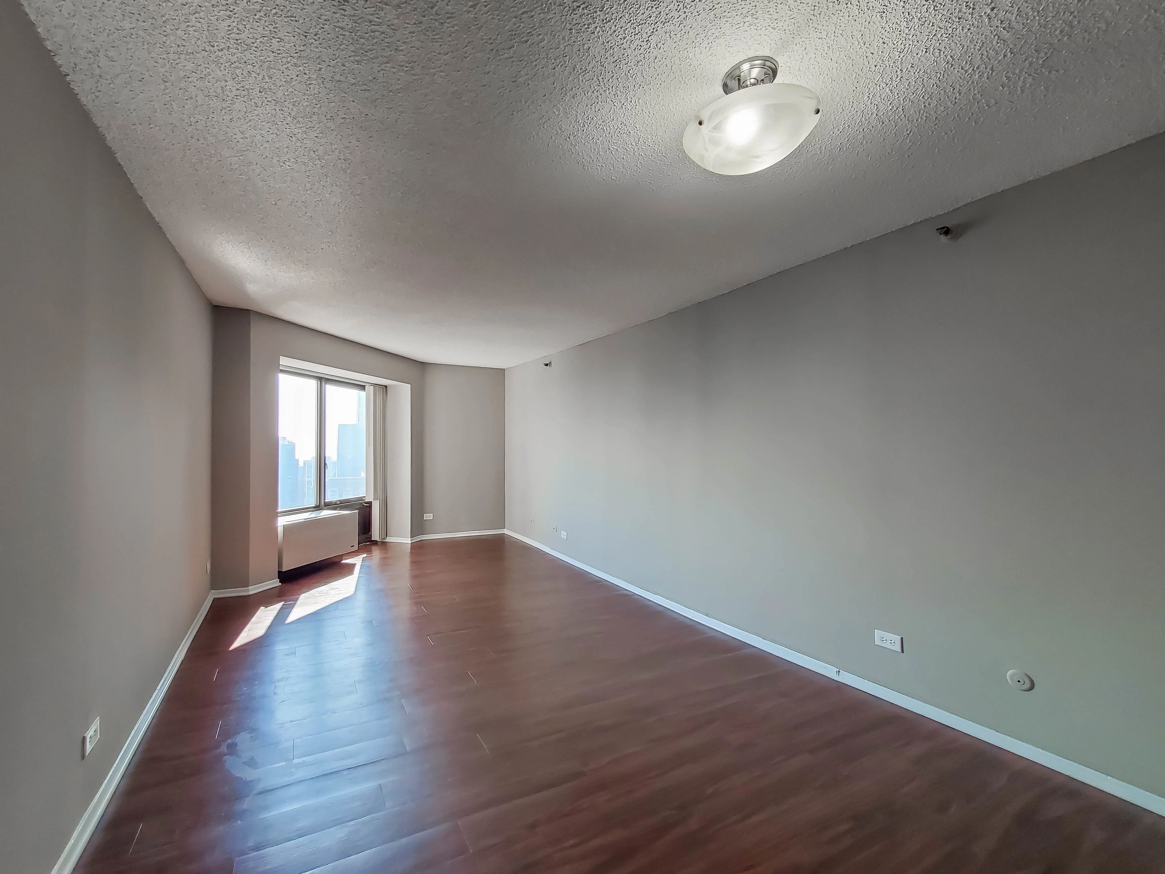 Living Room at Axis Apartments Streeterville Chicago