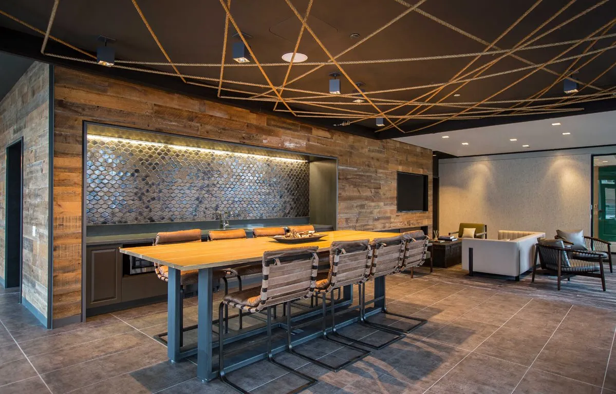 Exhibit on Superior Apartments in River North Chicago view from living space