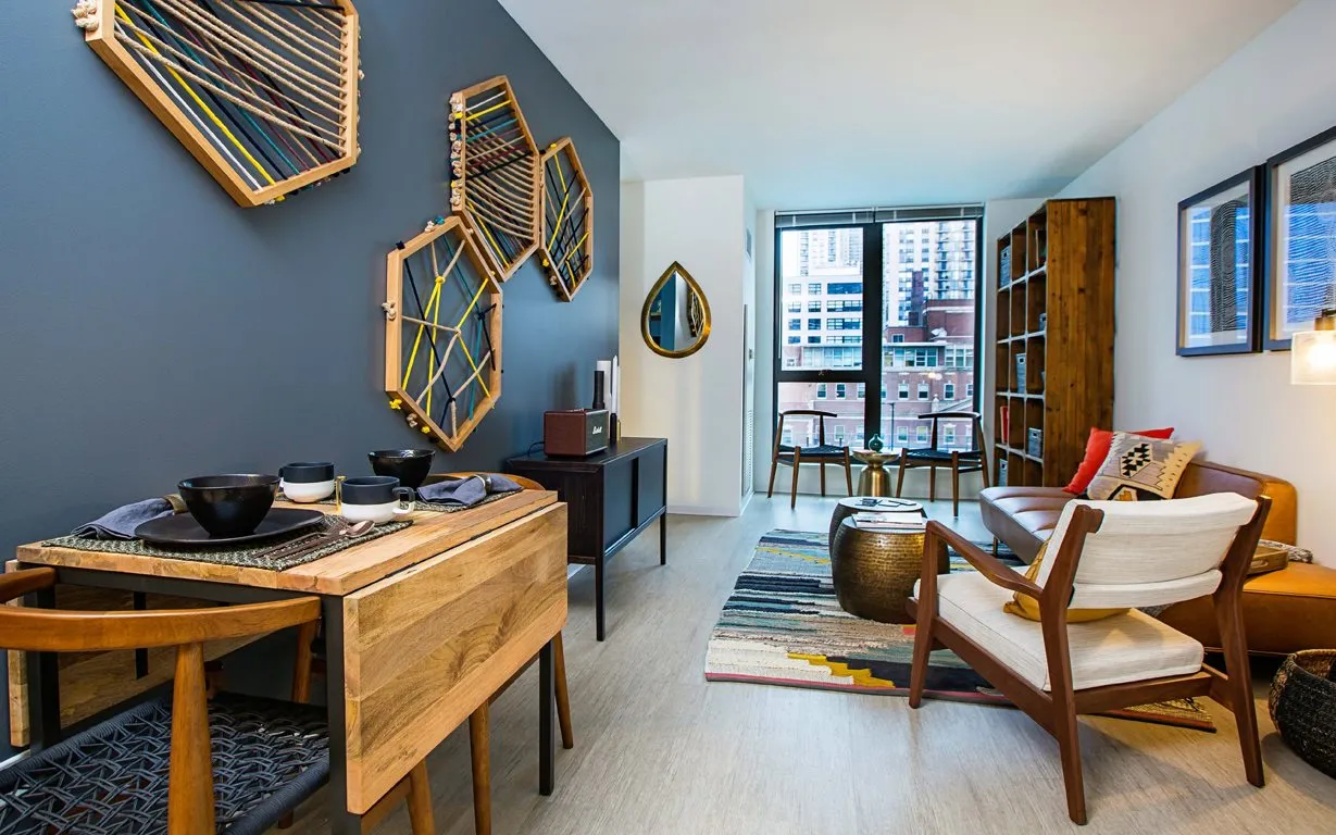 Exhibit on Superior Apartments in River North Chicago books