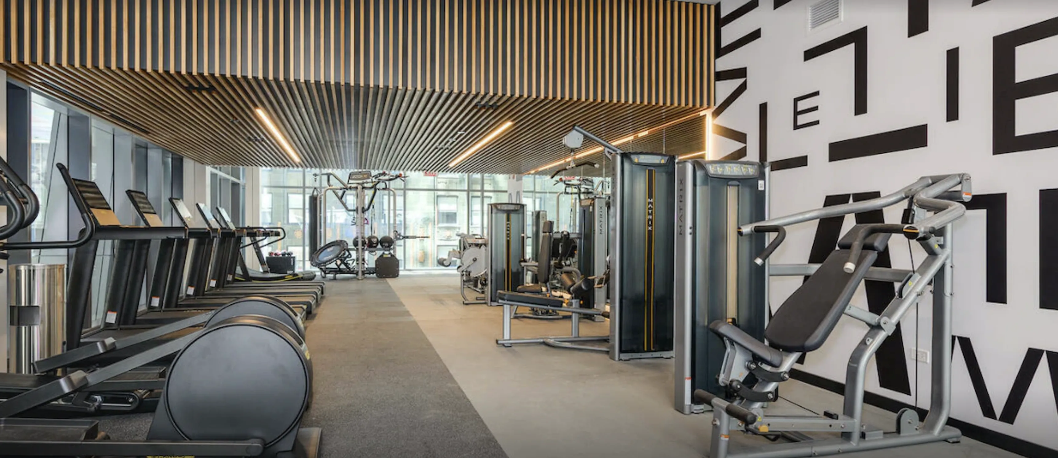 Millie on Michigan Apartments in the Chicago Loop fitness room