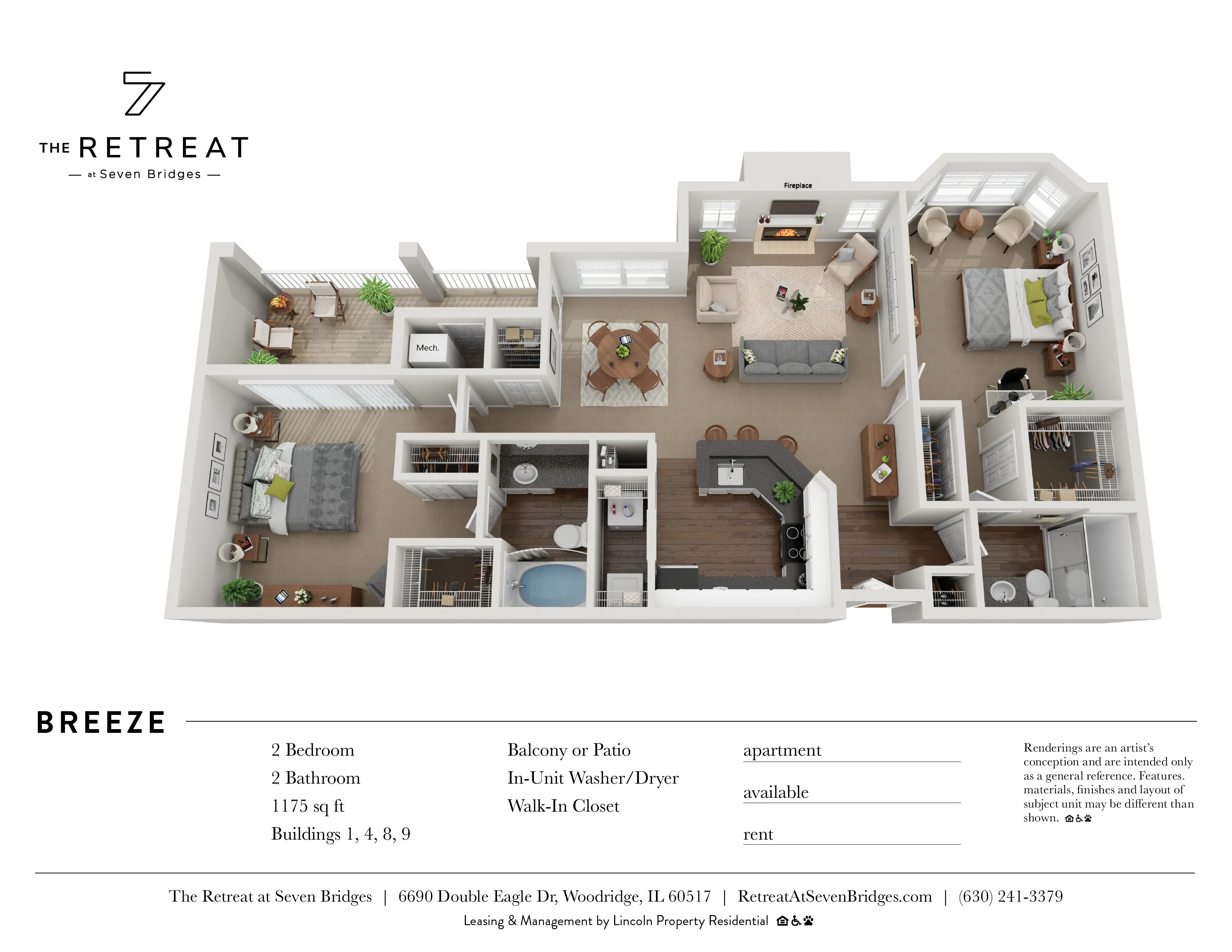 6690  DOUBLE EAGLE DR 60517-Retreat at Seven Bridges-Woodridge-IL
