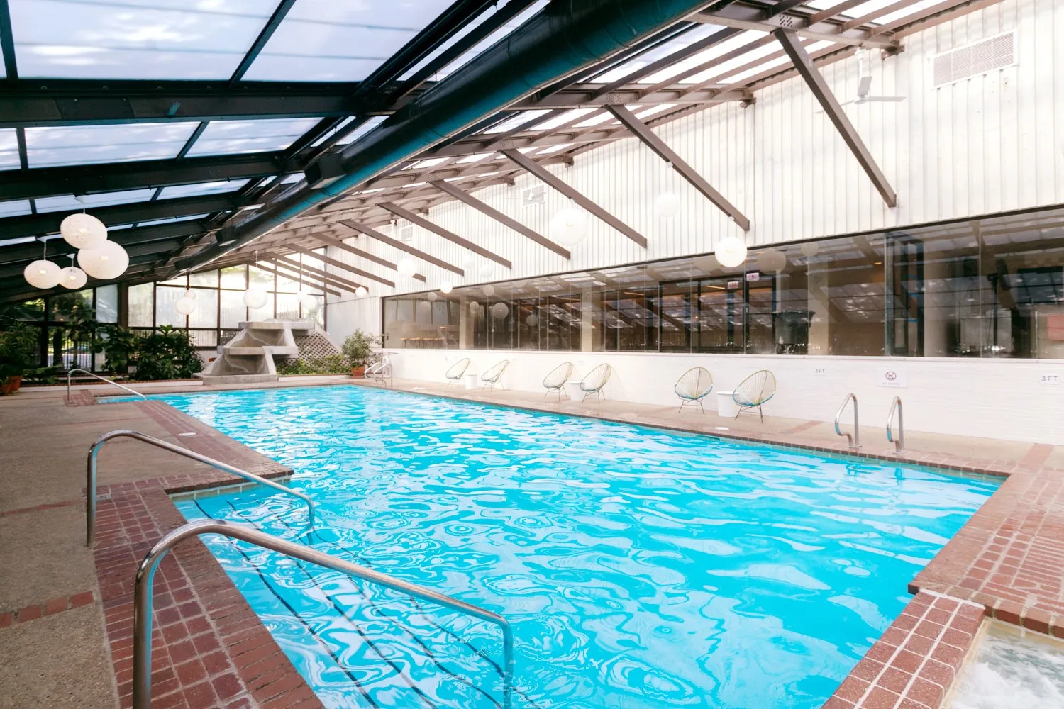 exterior view of the towers of Regents Park Apartments in Hyde Park Chicago