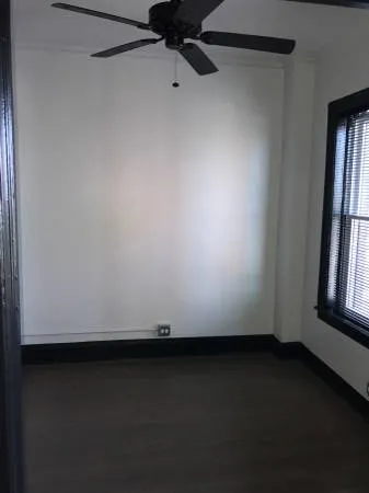 living area in model unit at The Edison Apartments in Edgewater!