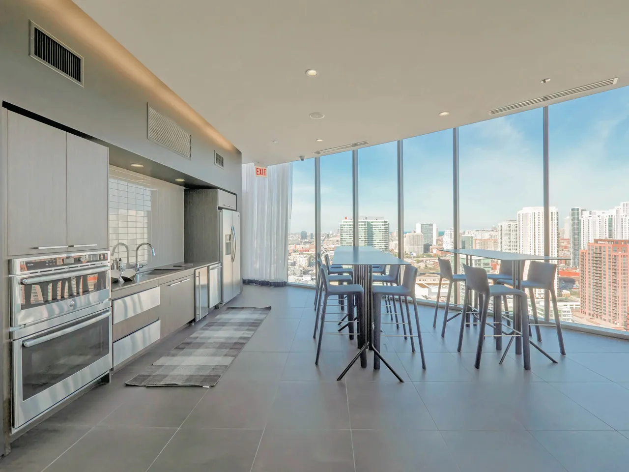 2 Bedroom Kitchen at The Parker Fulton Market Apartments