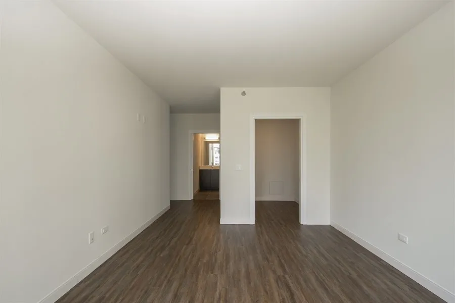 living room at 1407 On Michigan Apartments at 1407 South Michigan Ave