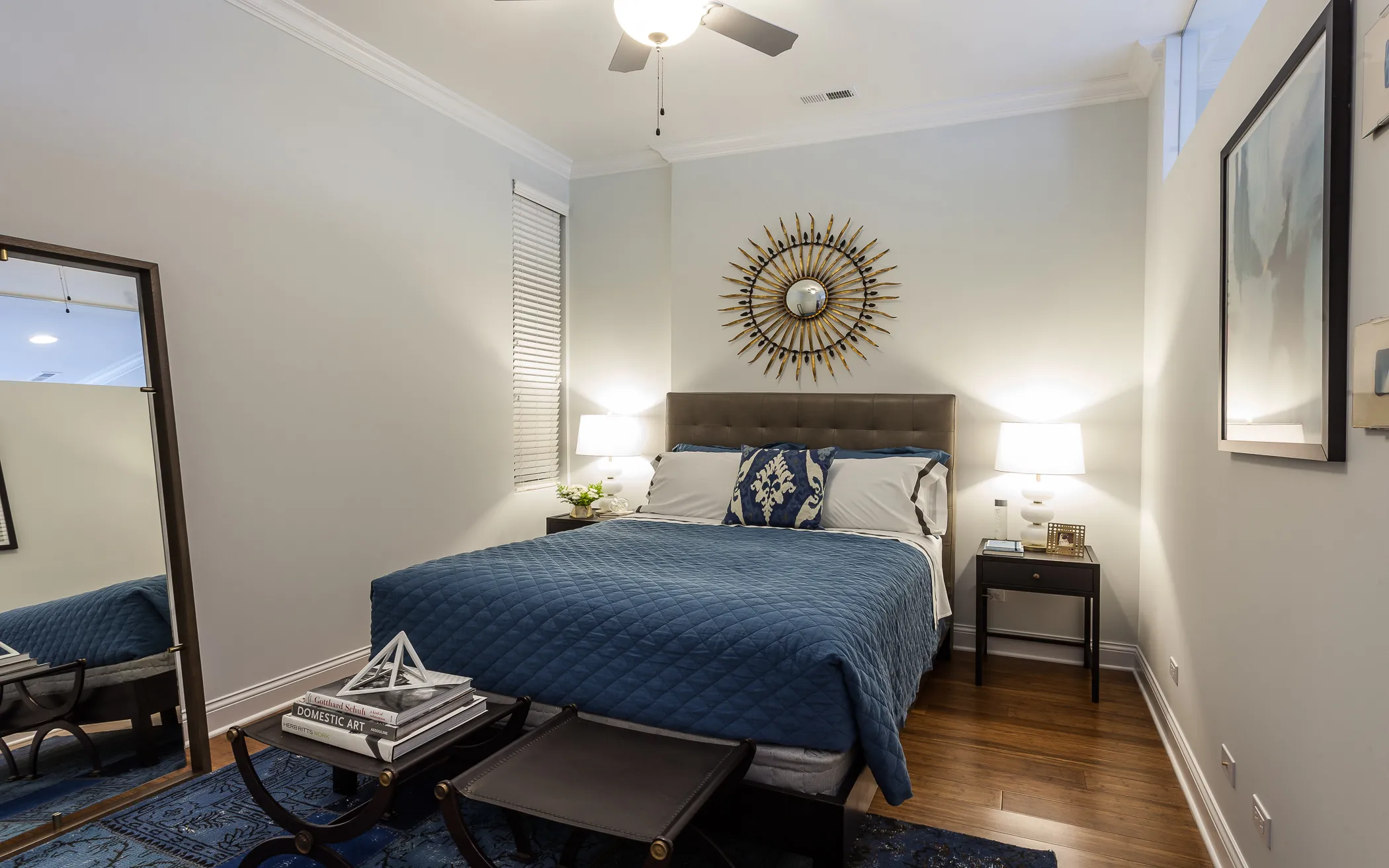 model kitchen at Wells Place Apartments in Chicago