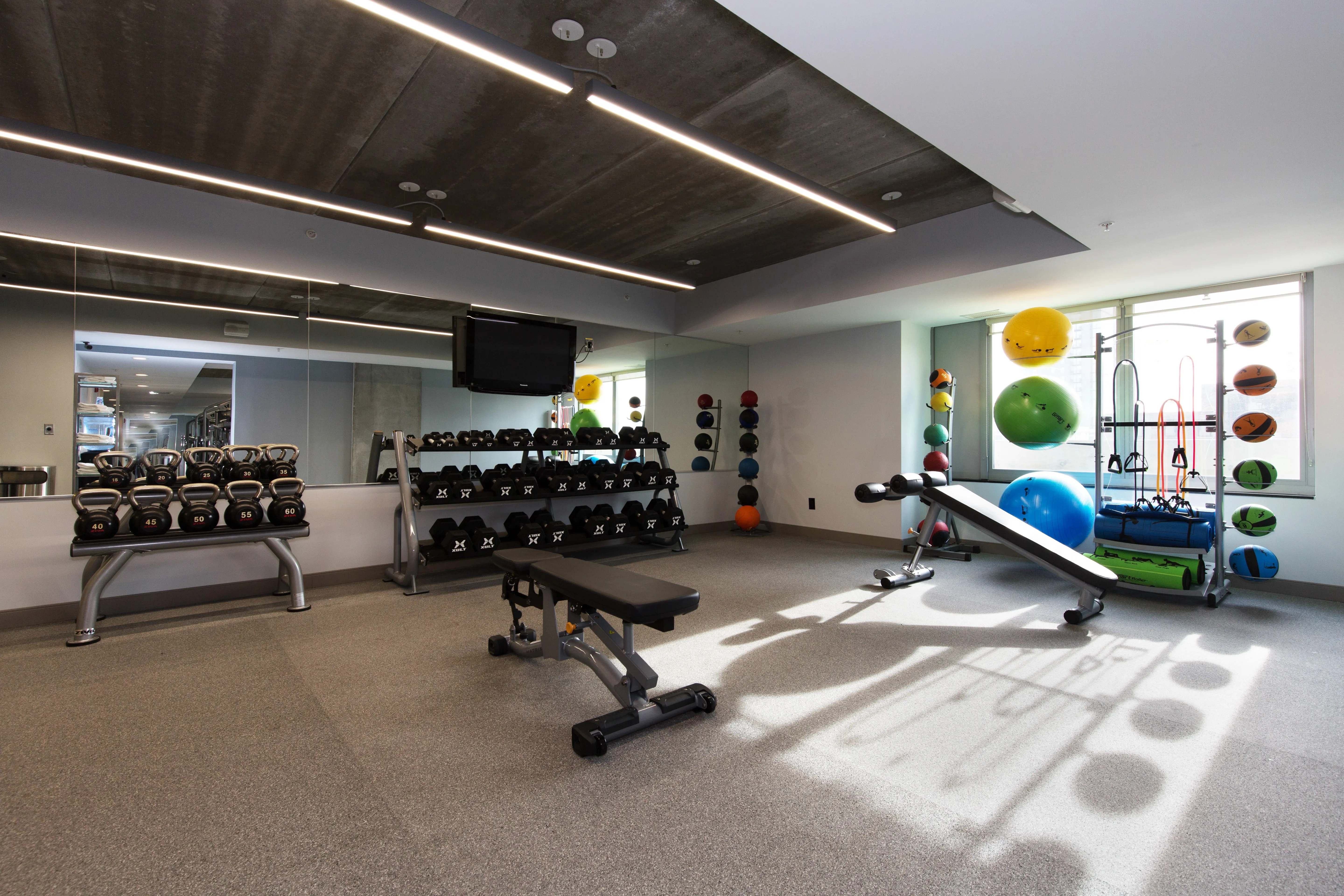 exterior deck of Oak Park Place Apartments