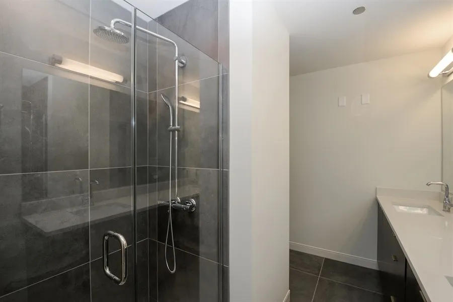 living room at 1407 On Michigan Apartments at 1407 South Michigan Ave