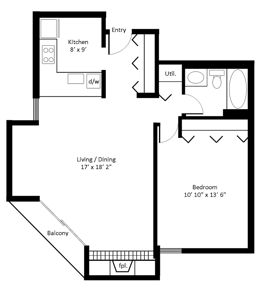 1801 N Dayton and 818 W Willow 1 Bedroom
