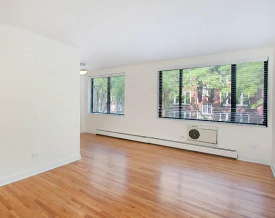 kitchen at Reside on Pine Grove Apartments in Lakeview Chicago