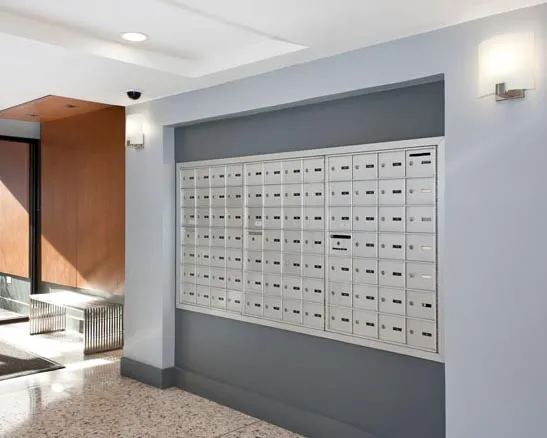 kitchen at Reside on Roscoe Apartments in Chicago