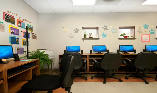 the front of Legends South Apartments in Bronzeville Chicago